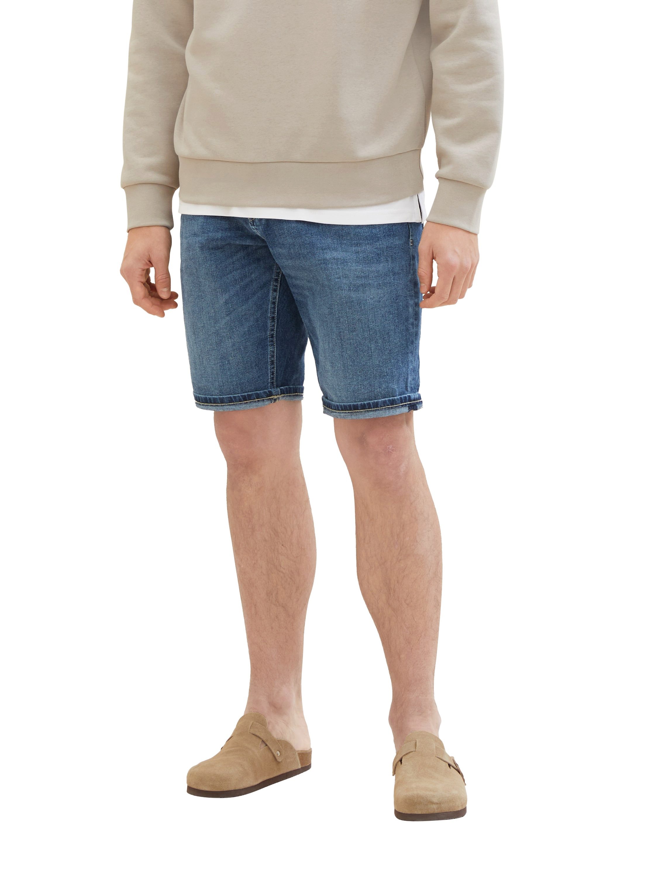 Tom Tailor Jeansbermuda Josh in lichte wassing