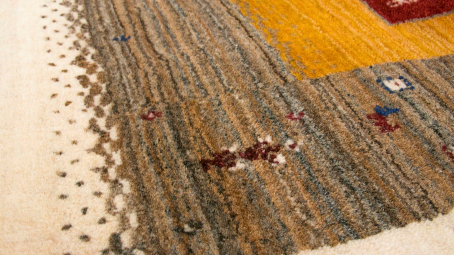 carpetfine Wollen kleed Gabbeh Soni zuivere wol, zeer zachte pool, woonkamer