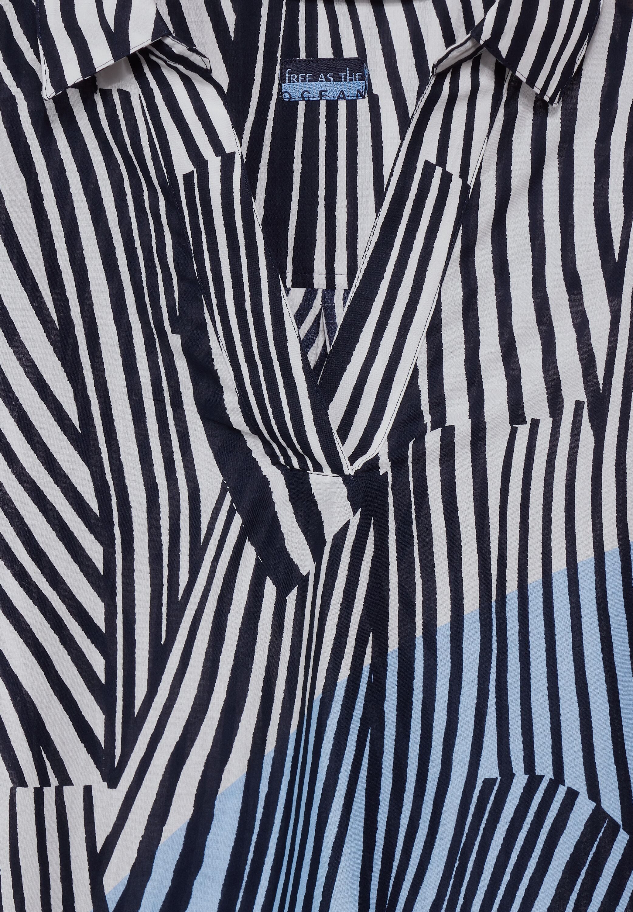 Cecil Blouse zonder sluiting met turn-up 3/4 mouw