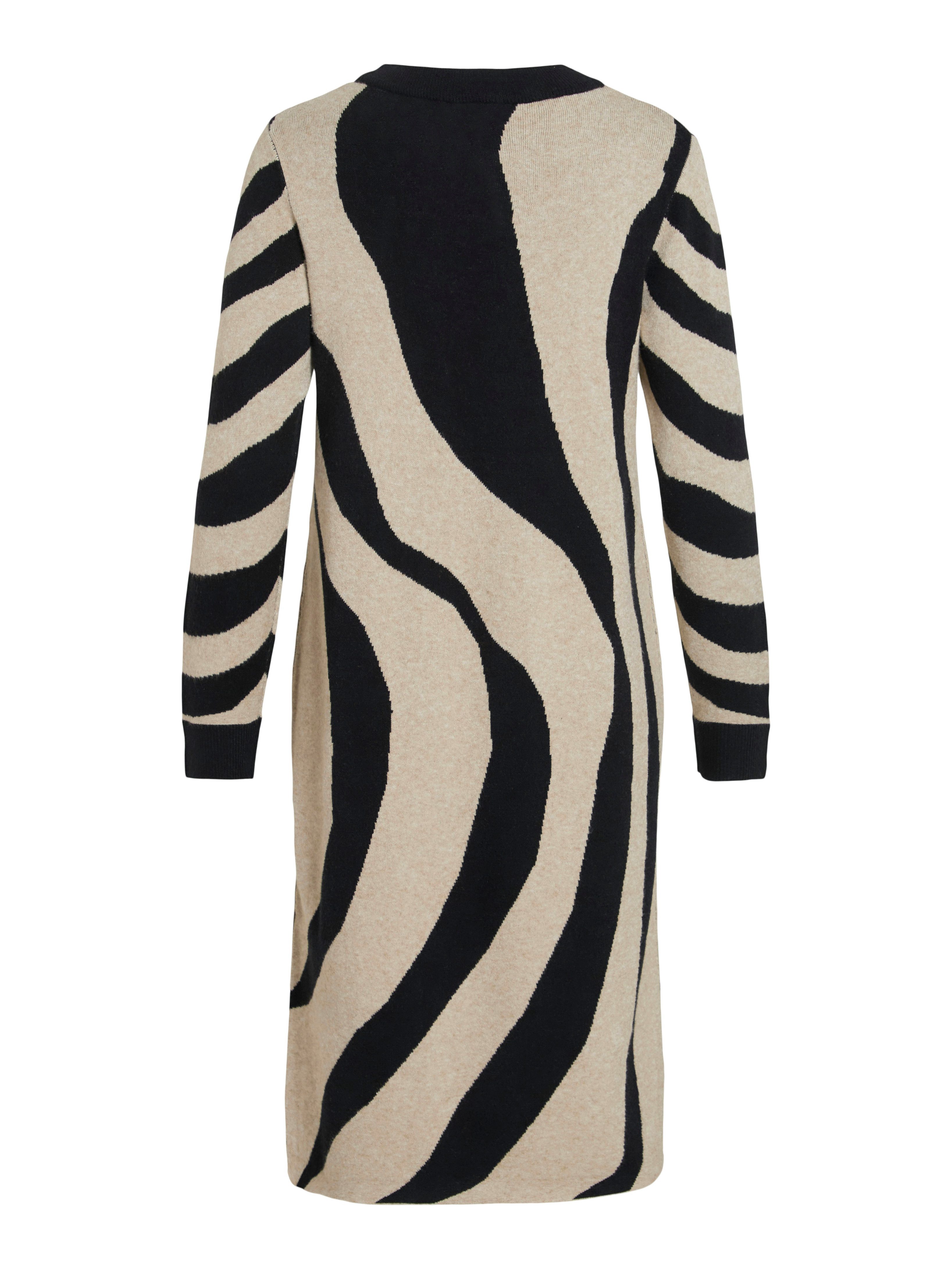 Vila Midi-jurk VITIF CREWNECK KNIT MIDI DRESS- NOOS