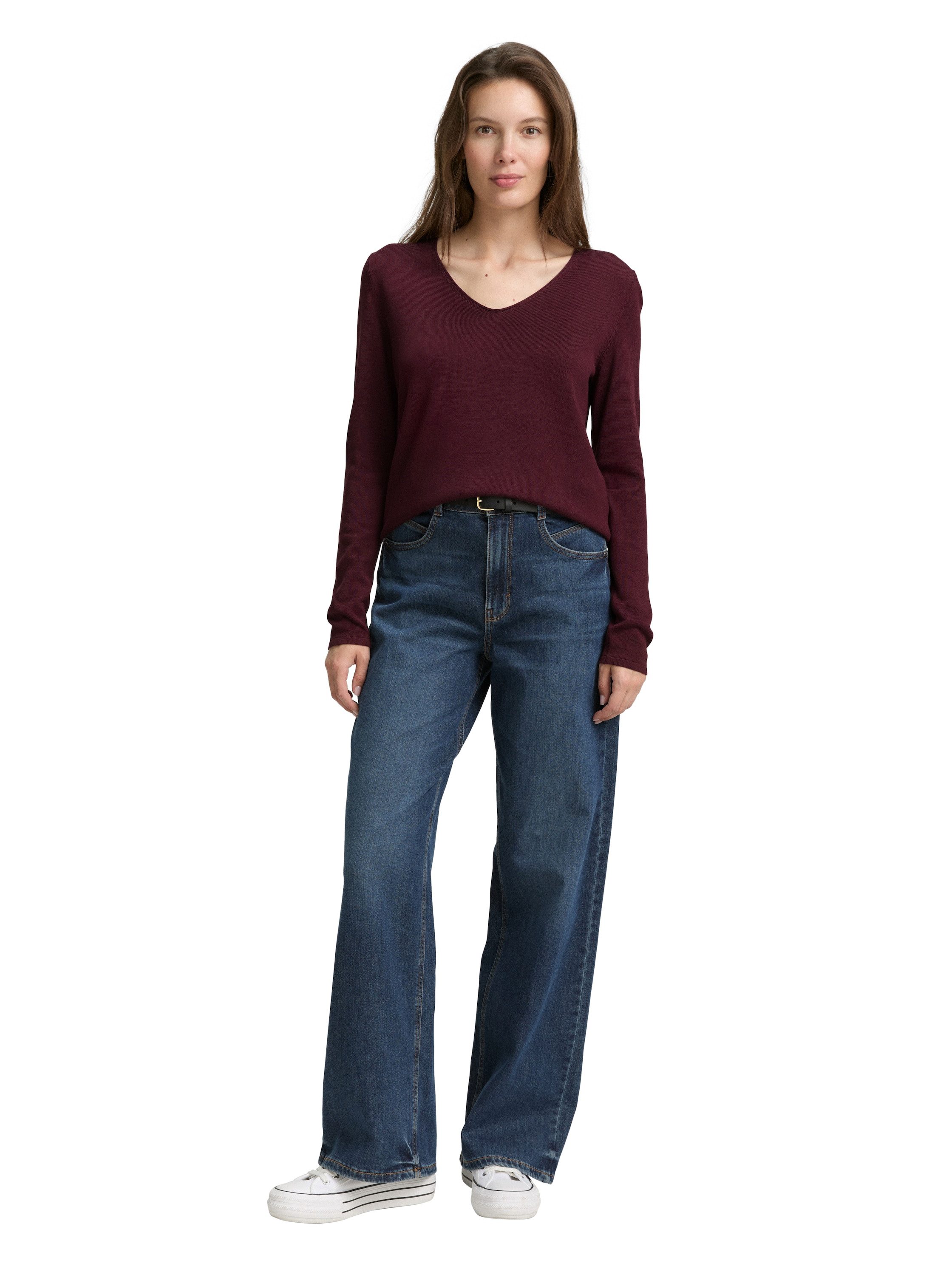 Tom Tailor Trui met V-hals met v-hals