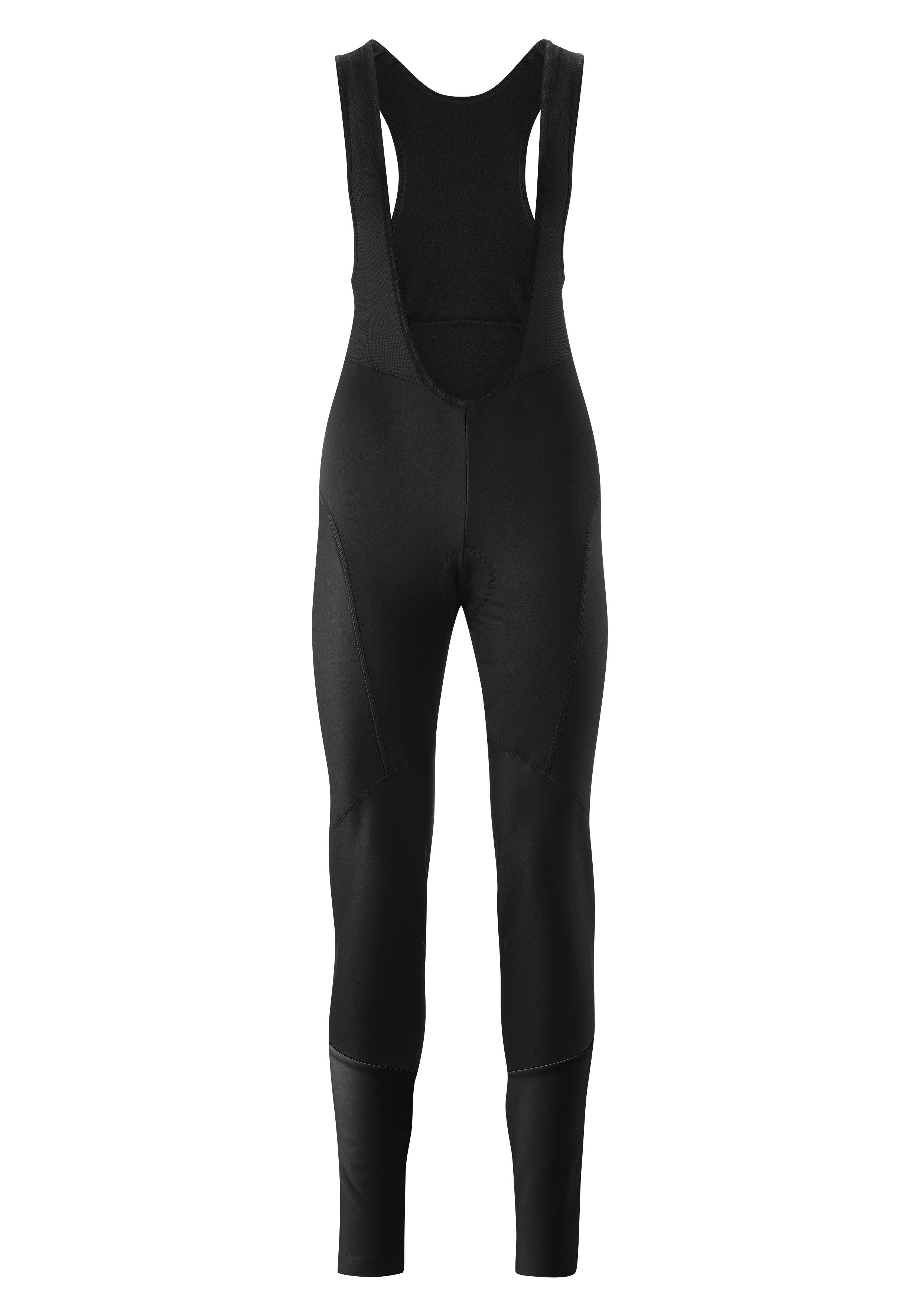 Gonso Fietsbroek Essential Bib Tight Softshell W Dames fietsbroek met bandjes en zitkussen dames broeken maat 44 zwart