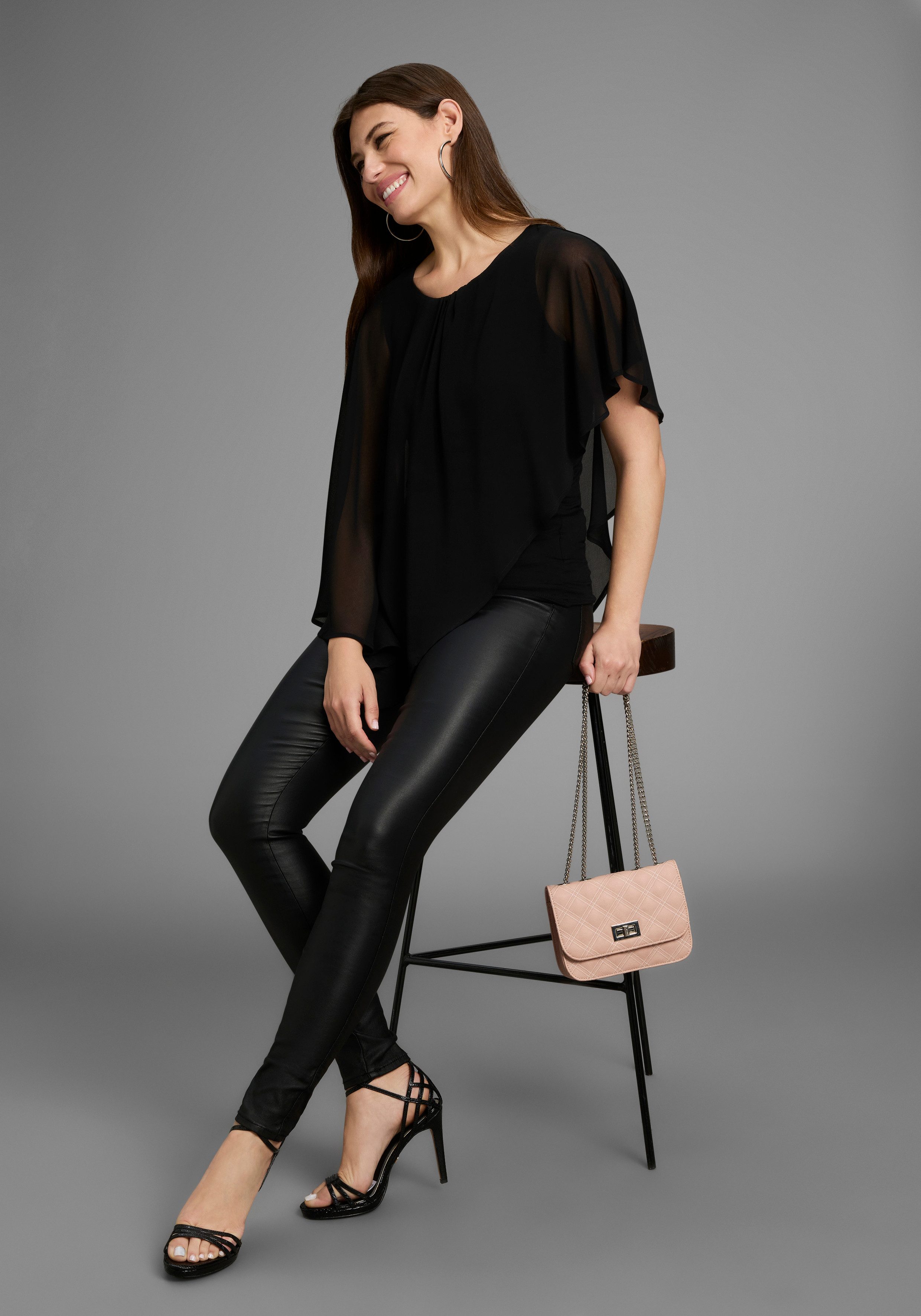 Laura Scott Chiffon blouse voor feestelijke gelegenheden