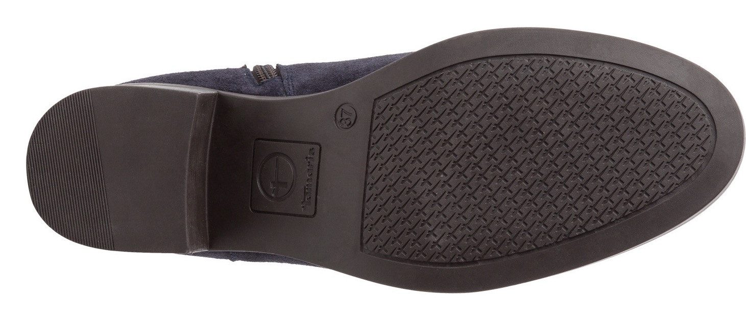 Tamaris Laarsjes blokhak, business schoen, ankleboots met t-sieraad