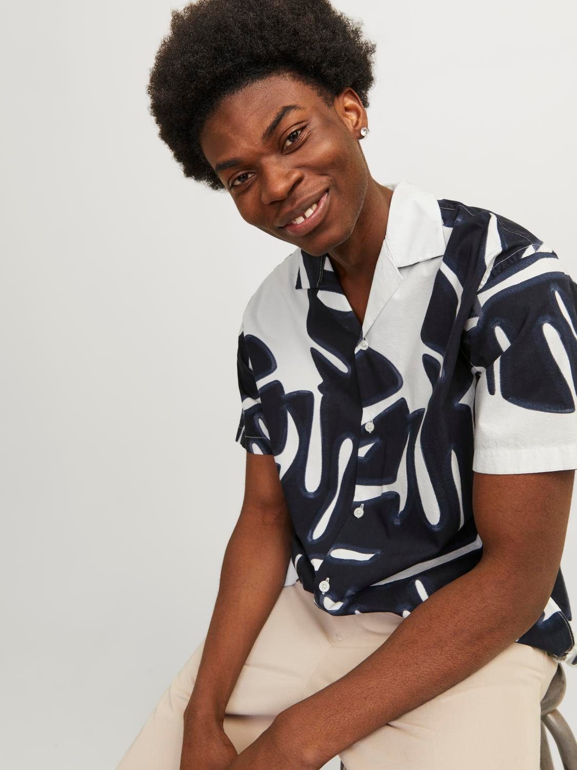 Jack & Jones Hawaï-overhemd JPRBLAPALMA RESORT SHIRT S/S SN