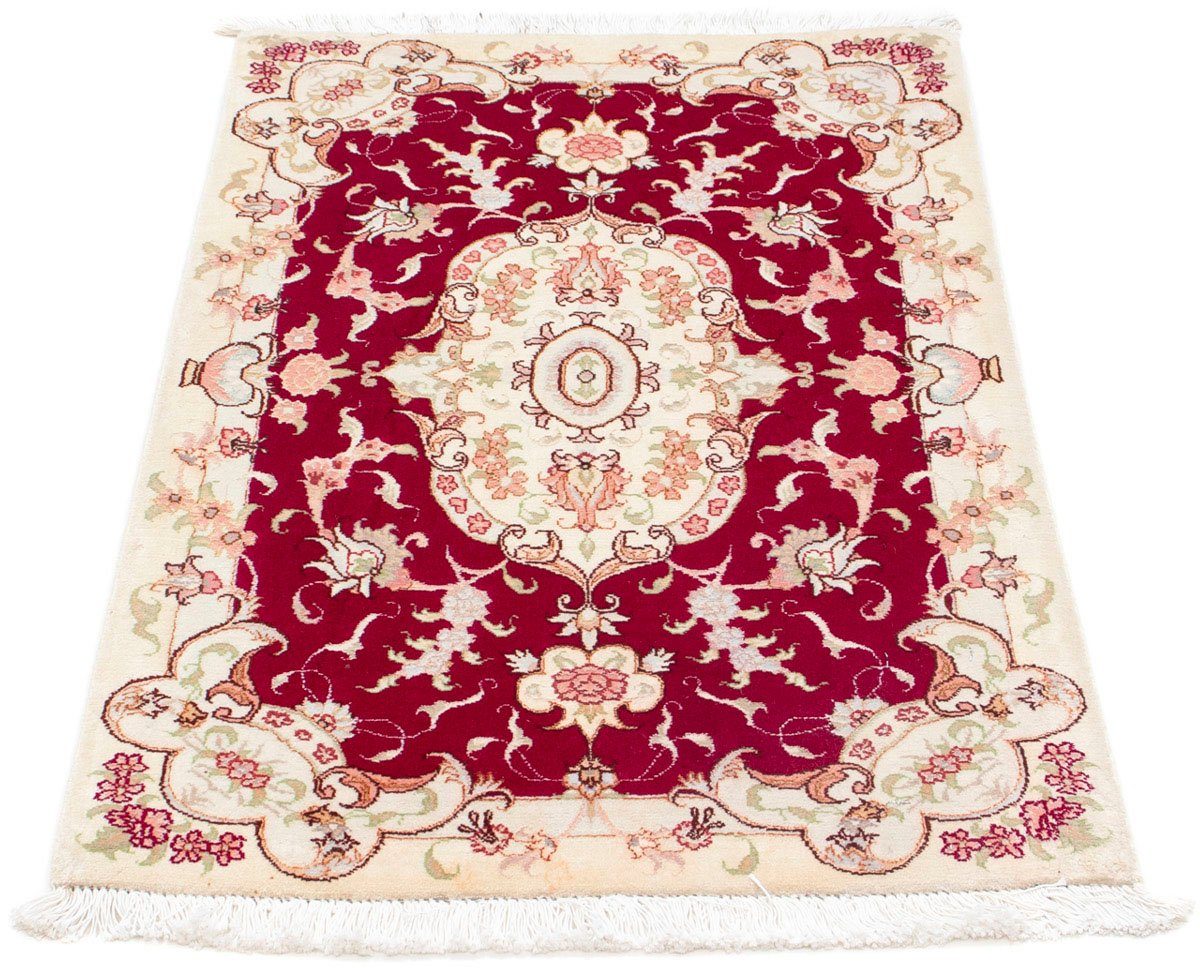 morgenland Wollen kleed Täbriz - 50 Raj Medaillon Blu scuro 92x 61 cm Handgeknoopt