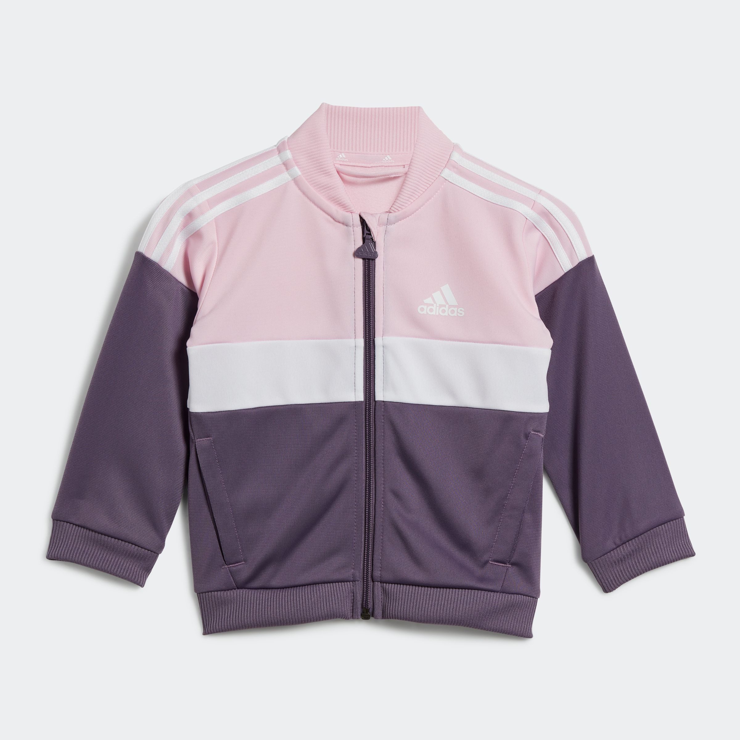 adidas Sportswear Trainingspak TIBERIO 3-STREIFEN COLORBLOCK SHINY KIDS (2-delig)