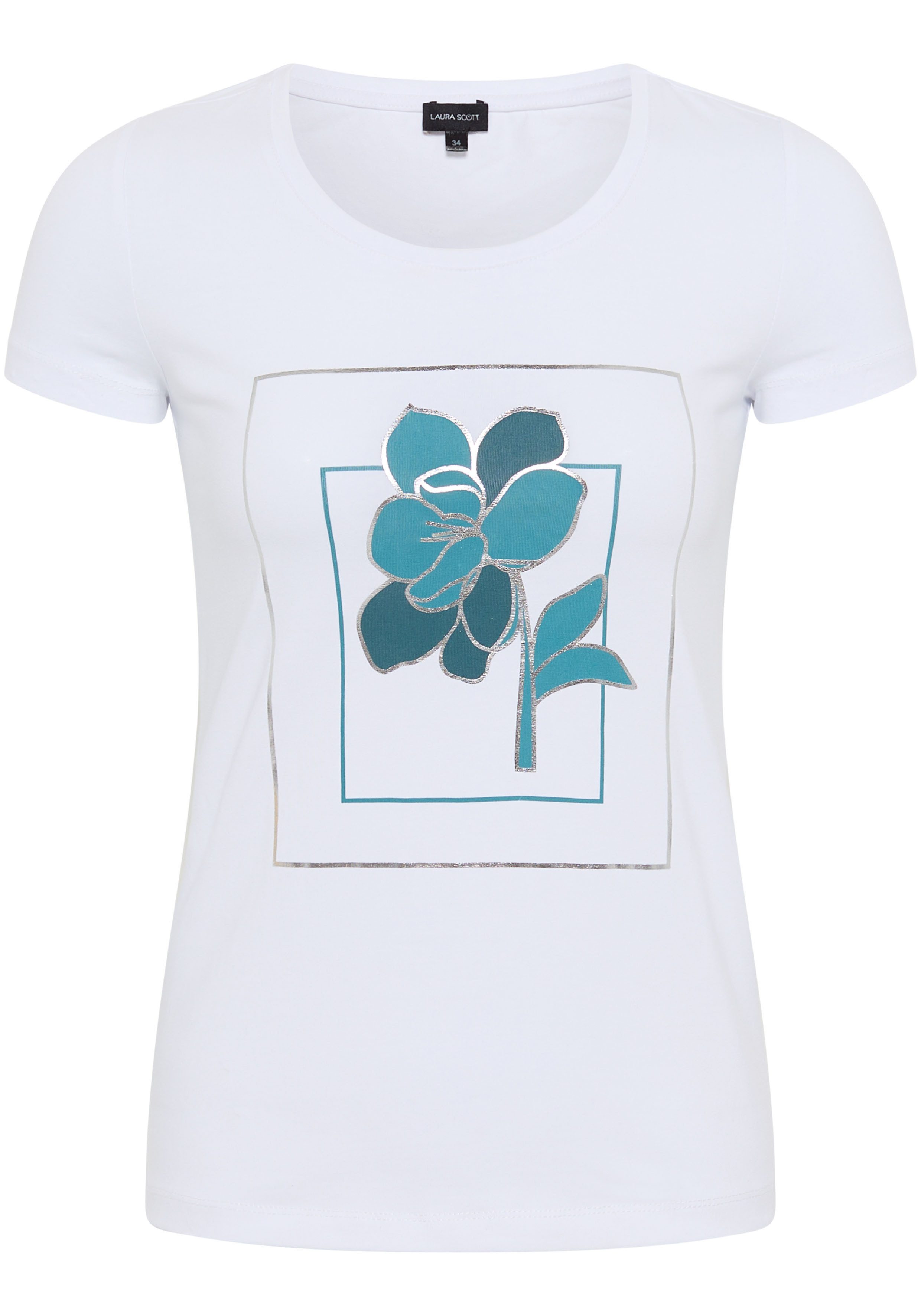 Laura Scott T-shirt met modieuze frontprint