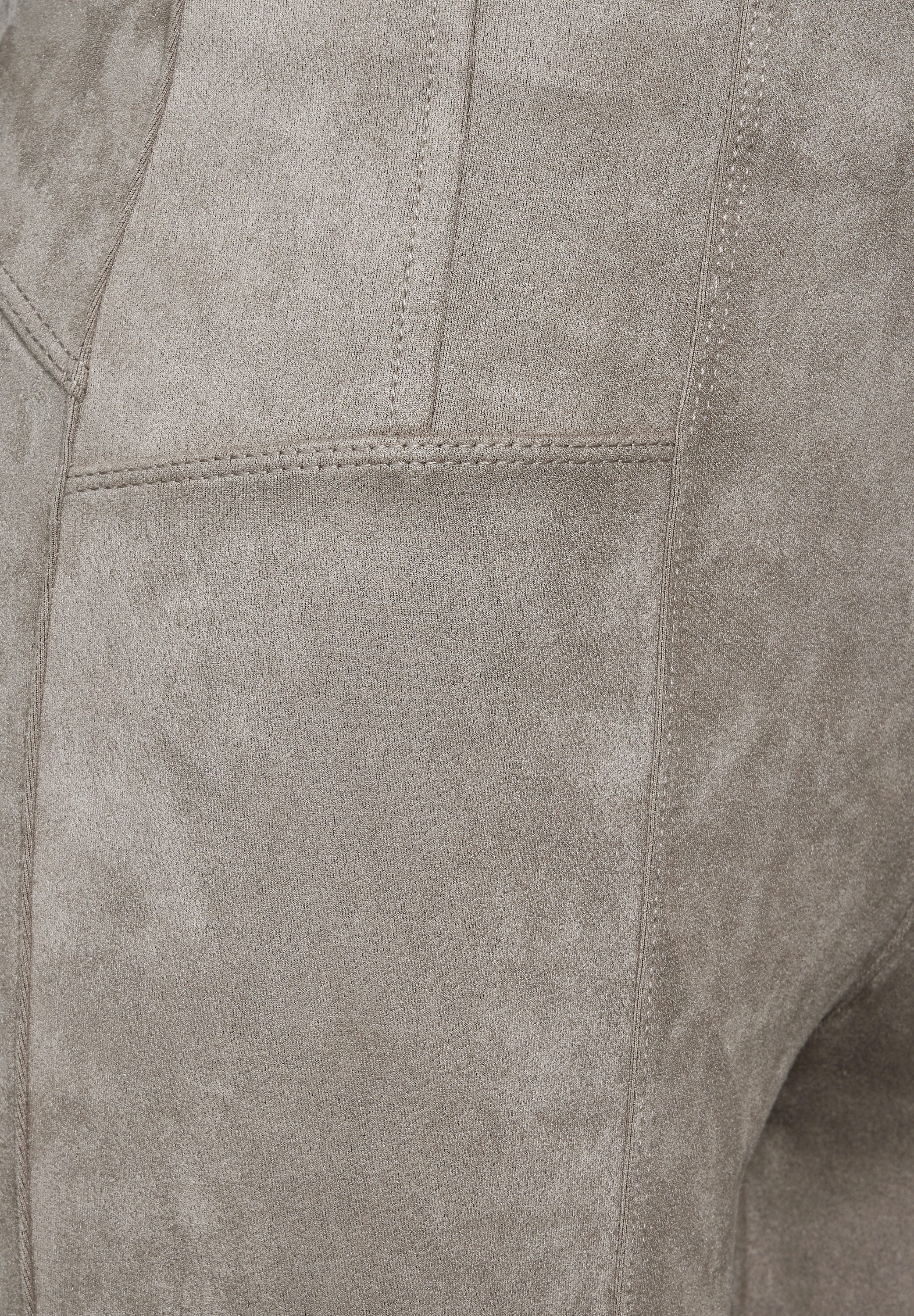 STREET ONE 7/8-jegging in velours-look
