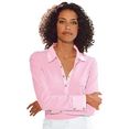 classic inspirationen poloshirt met lange mouwen shirt (1-delig) roze