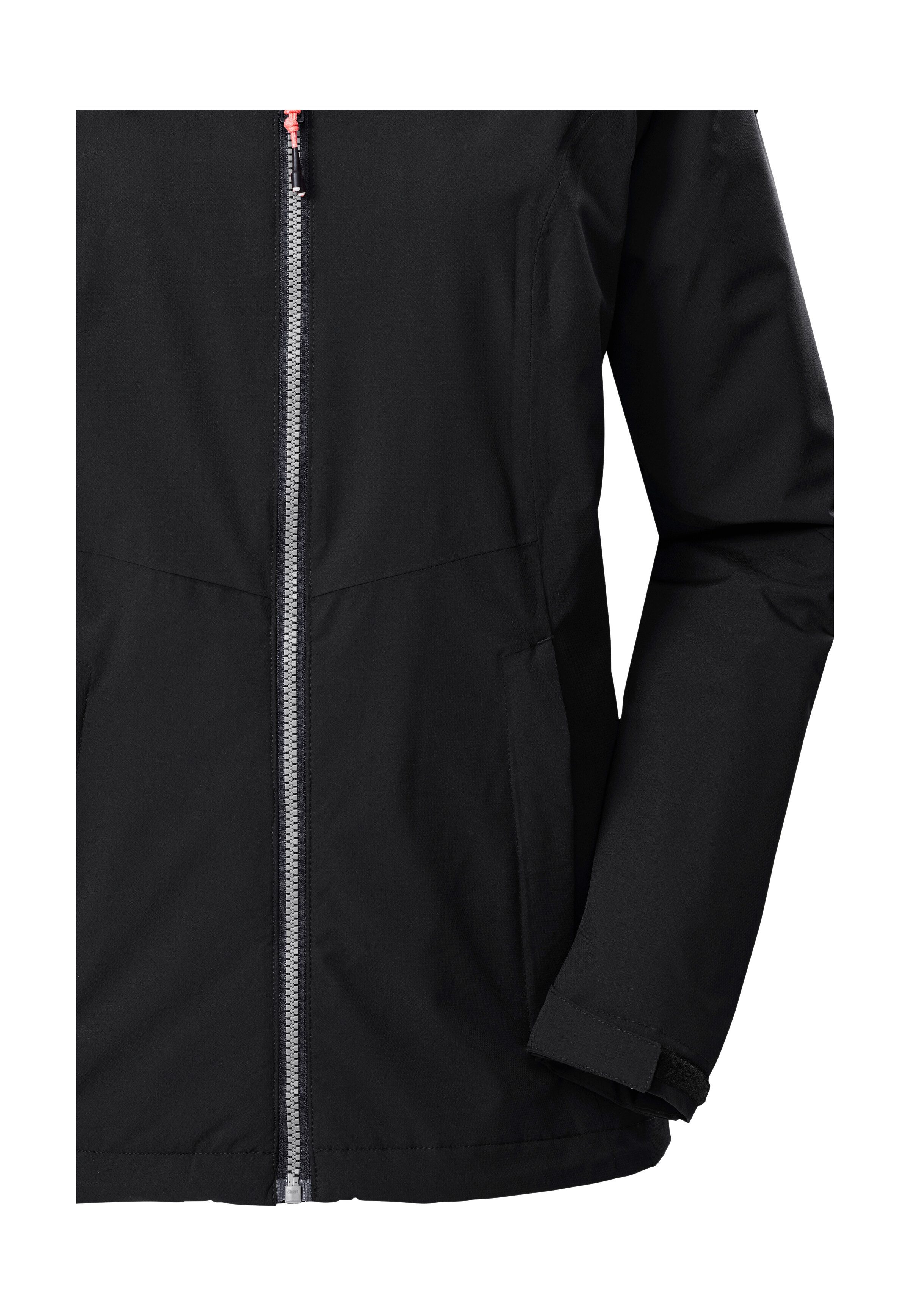 Killtec Outdoorjack Dames regenjas OOKS 1 Lichte, water- en winddichte damesjas, ademend, duurzaam