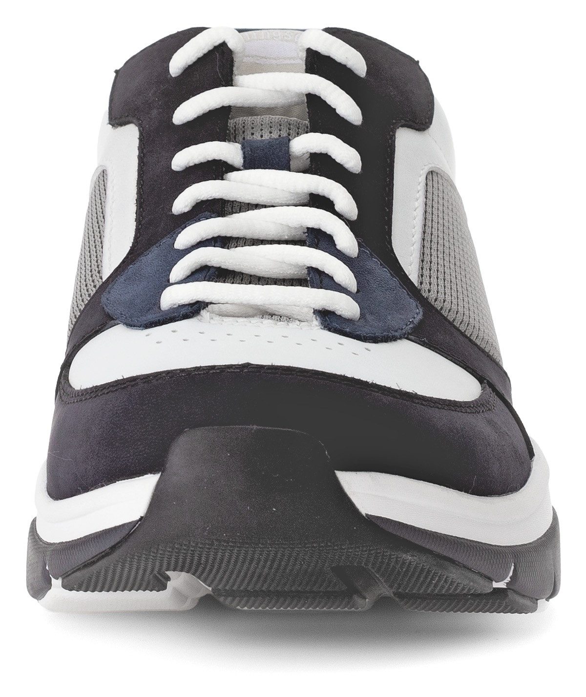 Gabor Rollingsoft Sneakers met sleehak , vrijetijdsschoen, lage schoen, veterschoen met logo op de hiel, g-breedte