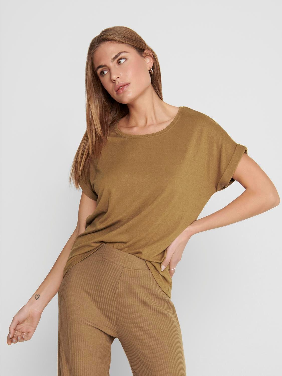 Only T-shirt ONLMOSTER S/S O-NECK TOP NOOS JRS