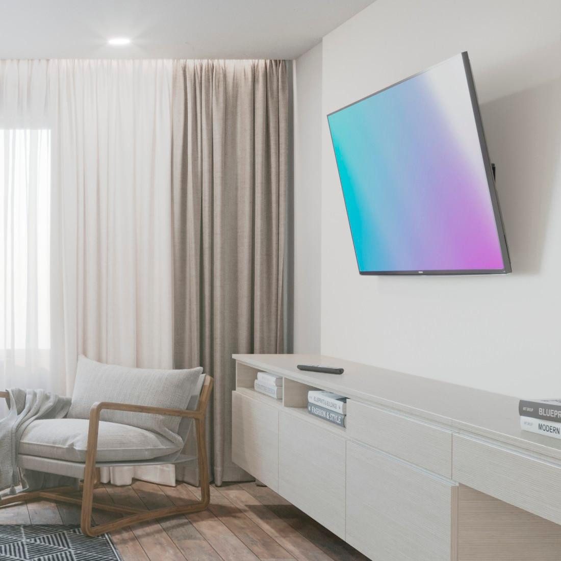 Hama Tv-wandhouder Beugel kantelbaar, 94 - 304,8 cm (37" - 120"), 43", 50", 55", 65", 75"