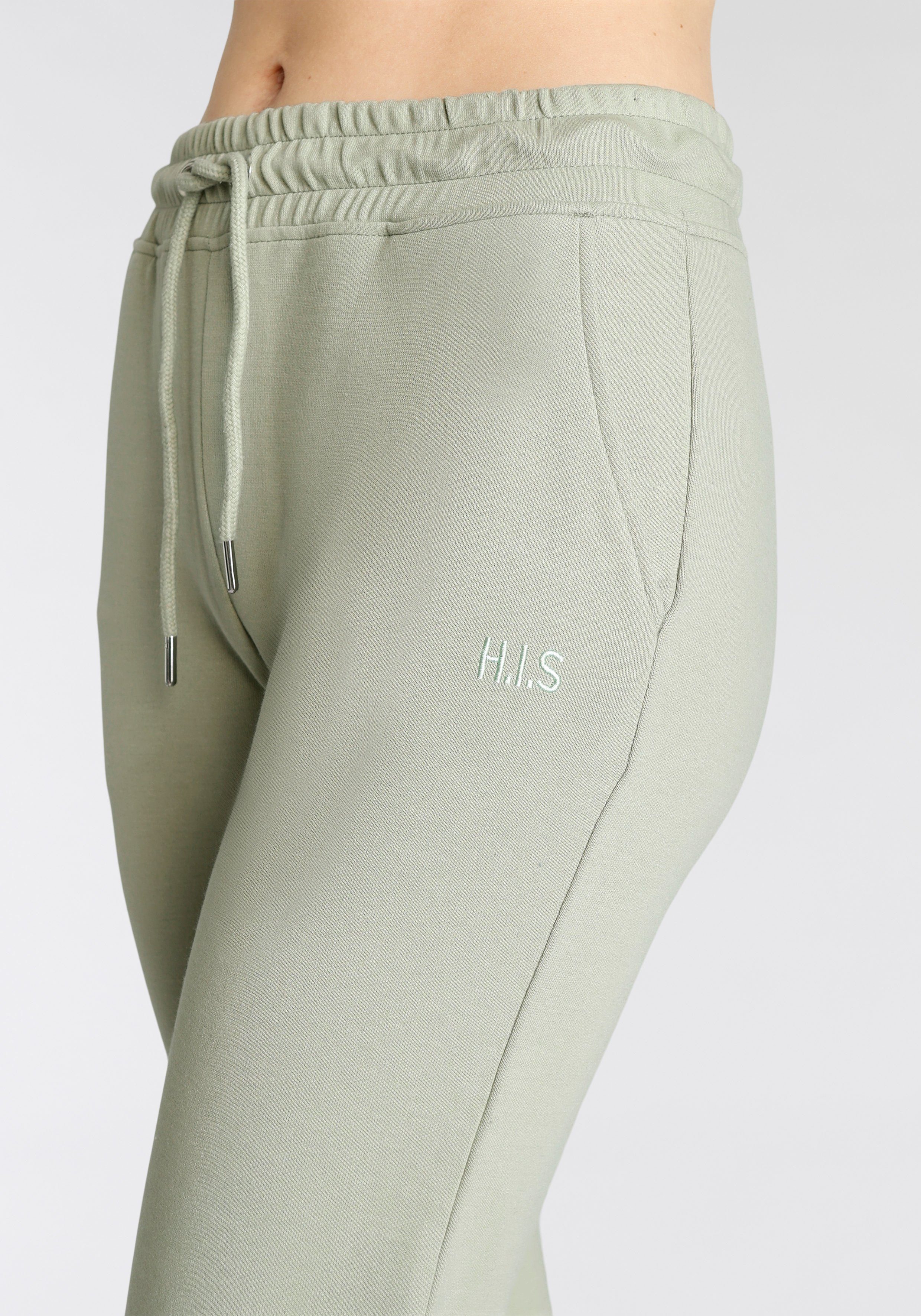 H.I.S Sweatbroek / relaxbroek / sweatbroek Slipbroek met kleine omslag aan de zoom, loungewear