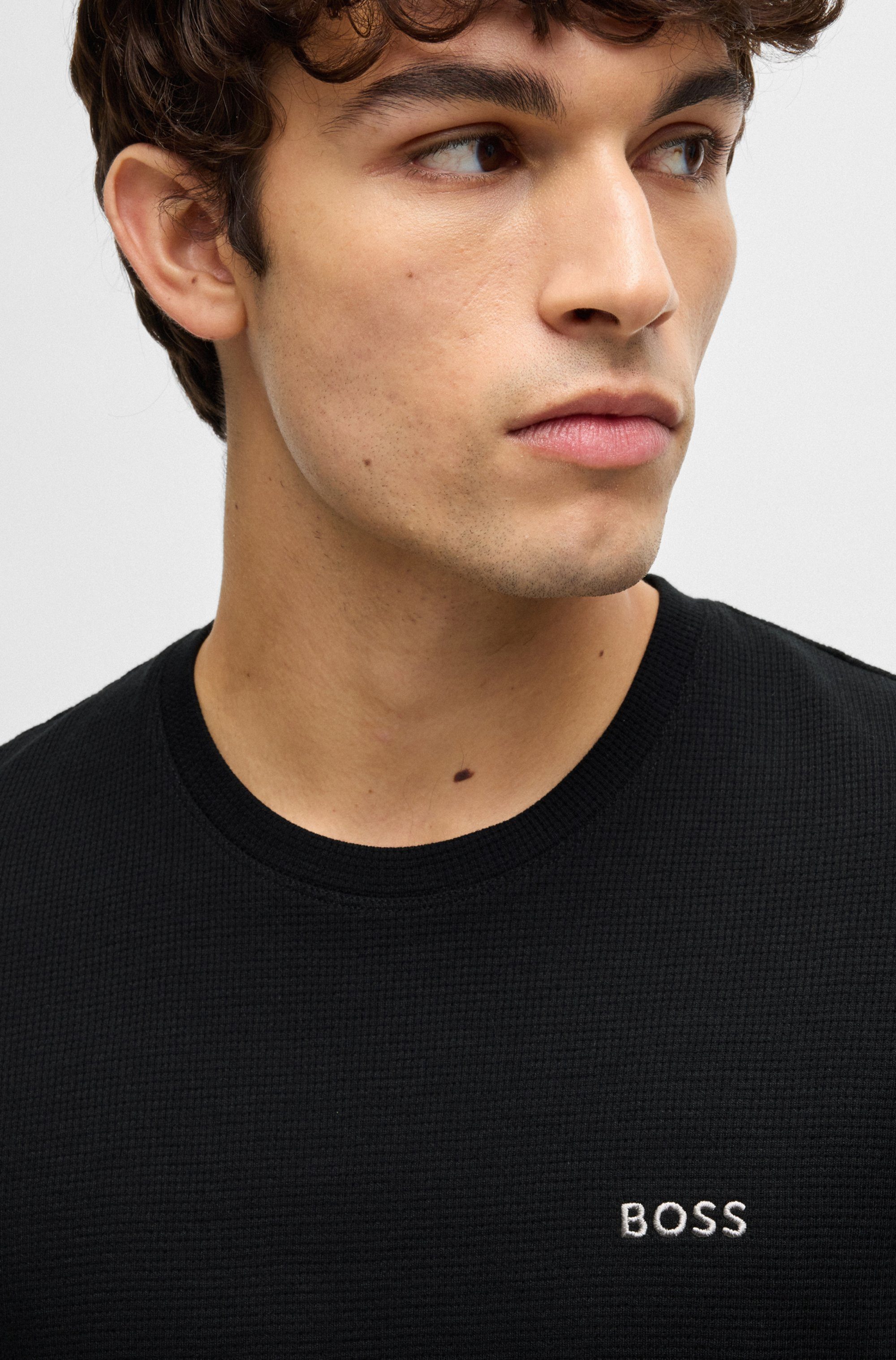 BOSS Pyjama top Waffle T-Shirt