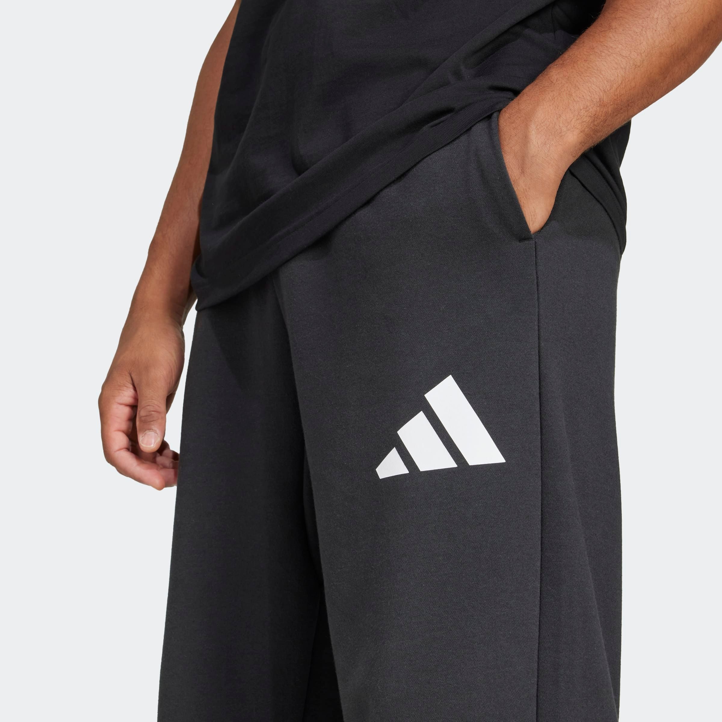 adidas Sportswear Sportbroek M WIDE PANT FT (1-delig)