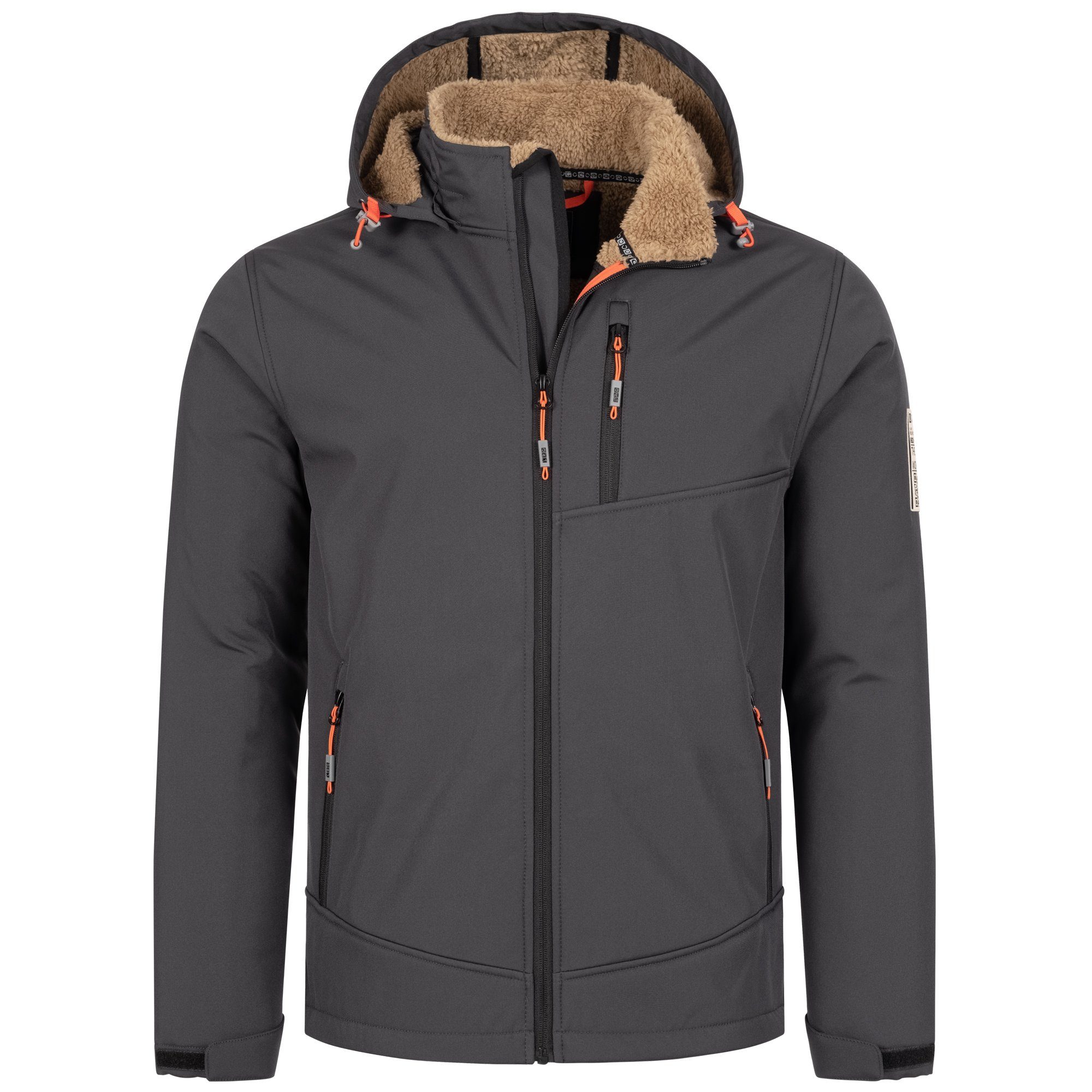 LPO Softshell-jack DEXTER PEAK III MEN met afneembare capuchon