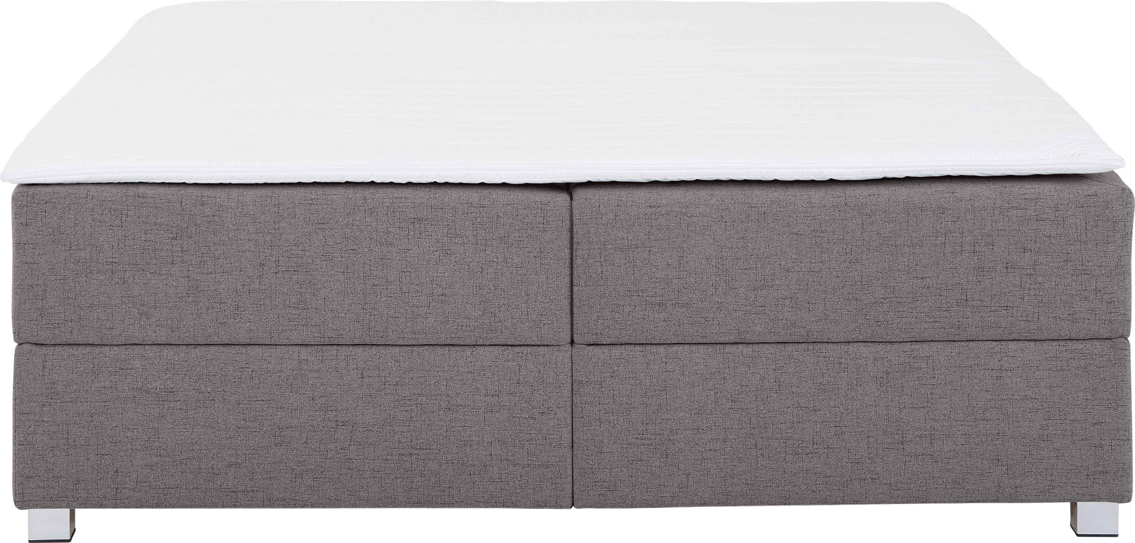 INOSIGN Boxspring Alexis zonder hoofdbord - ideaal voor ruimtes met schuine plafonds, in 4 breedten