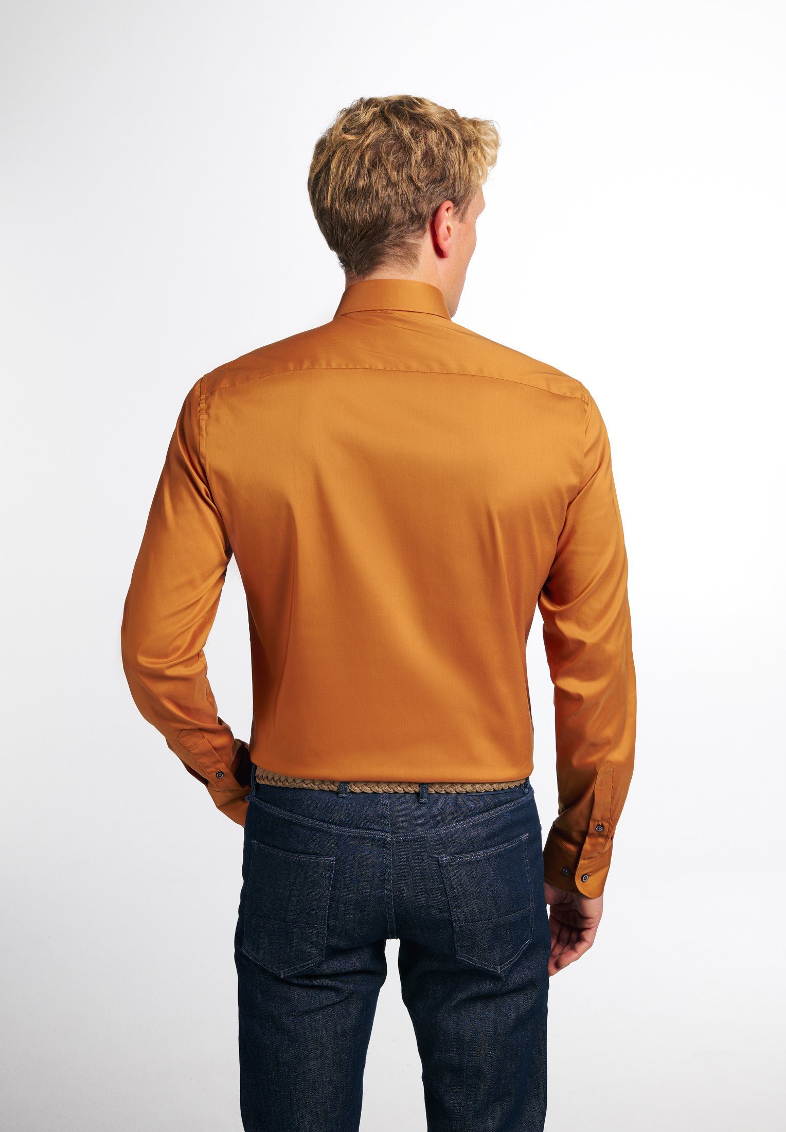 Eterna Overhemd met lange mouwen Slim fit EASY IRON (gemakkelijk te strijken)