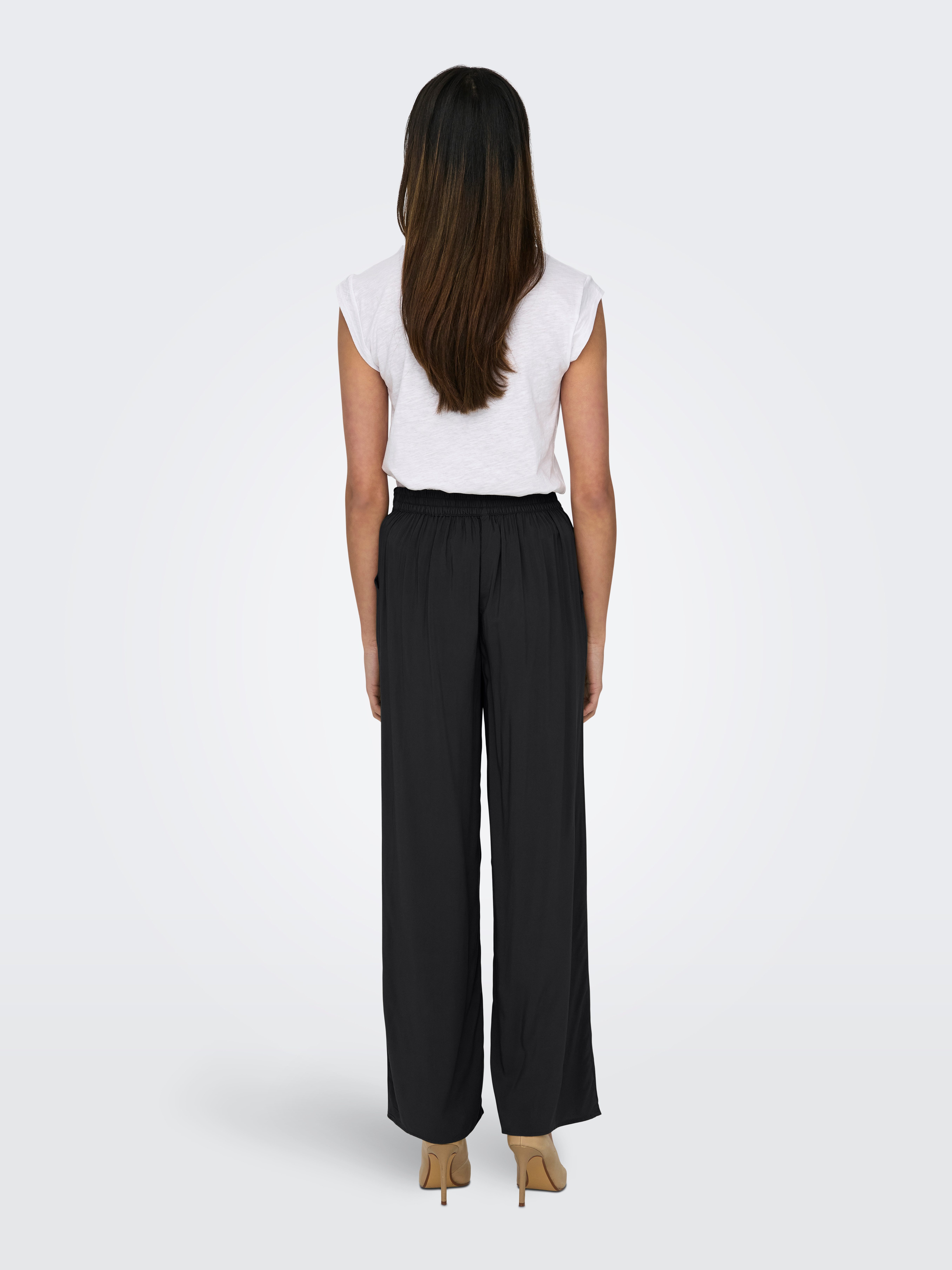 Only Palazzobroek ONLNOVA LIFE PALAZZO PANT SOLID PTM