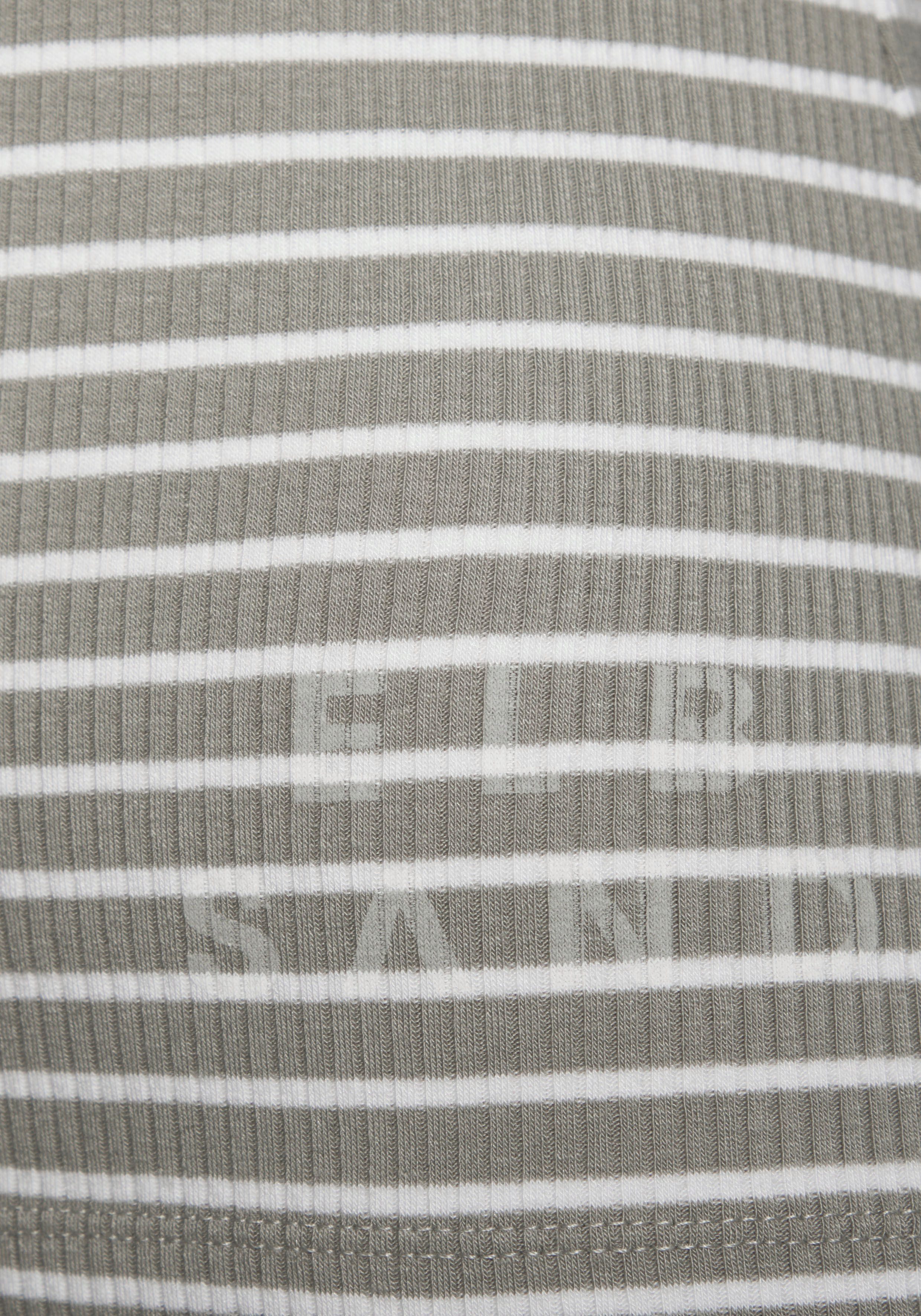 Elbsand Tanktop ISA van zachte ribkwaliteit, zomers top in streeplook