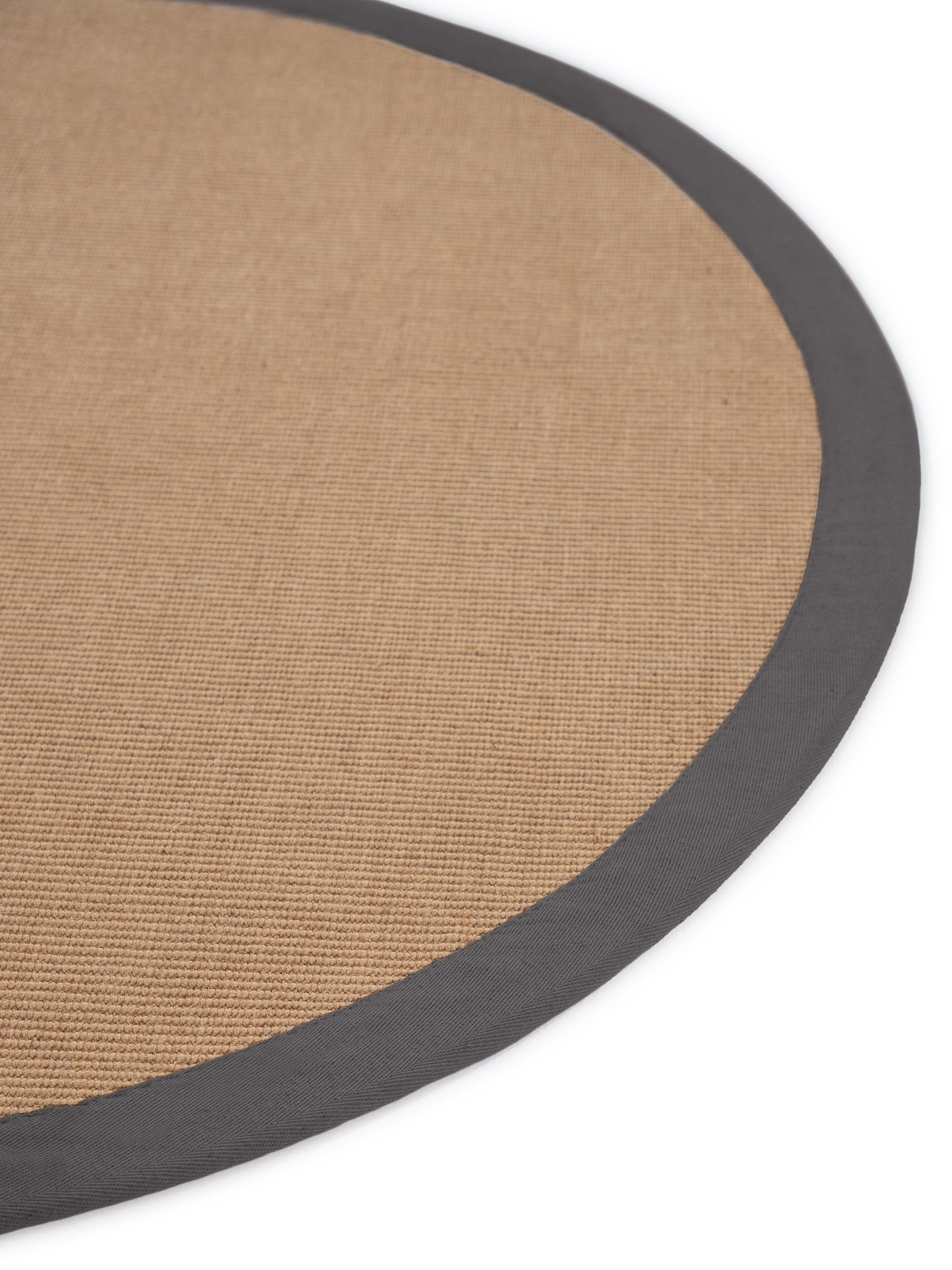 carpetfine Sisalkleed Sisal met gekleurd randdessin, antislip achterzijde