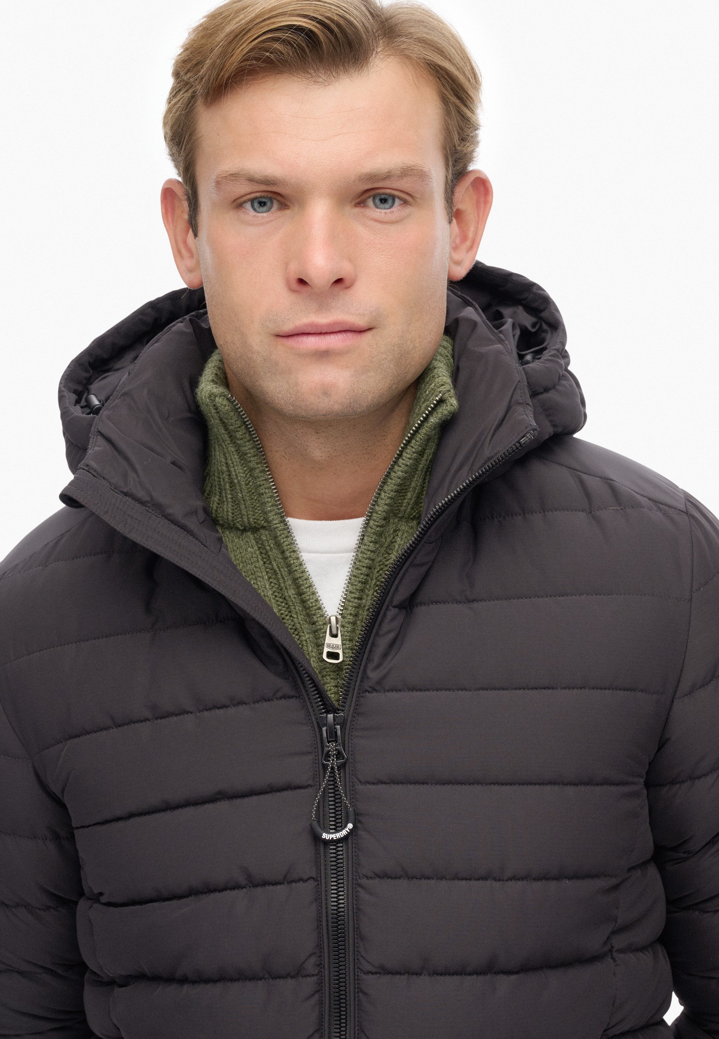 Superdry Gewatteerde jas HOODED FUJI PADDED JACKET