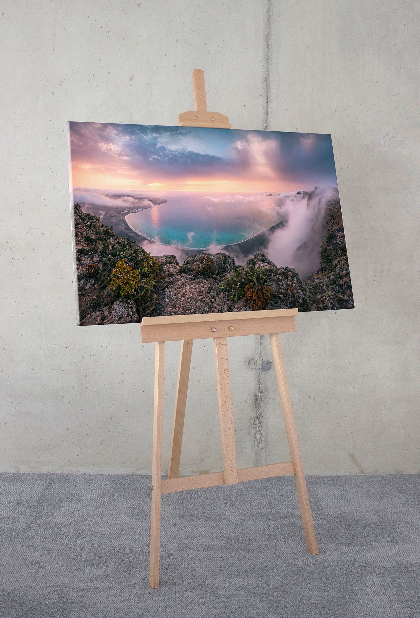 Komar Artprint op linnen Kustparadijs - Afmeting 90 x 60 cm (1 stuk)