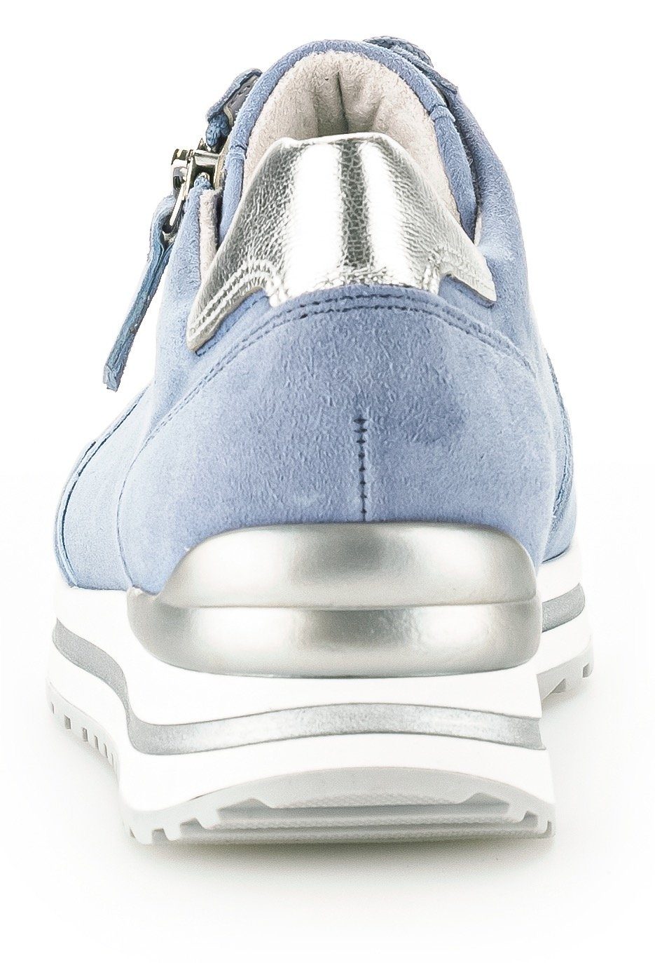Gabor Sneakers met sleehak Turijn met perforatiepatroon, breedte h, vrijetijdsschoen, lage schoen, veterschoen