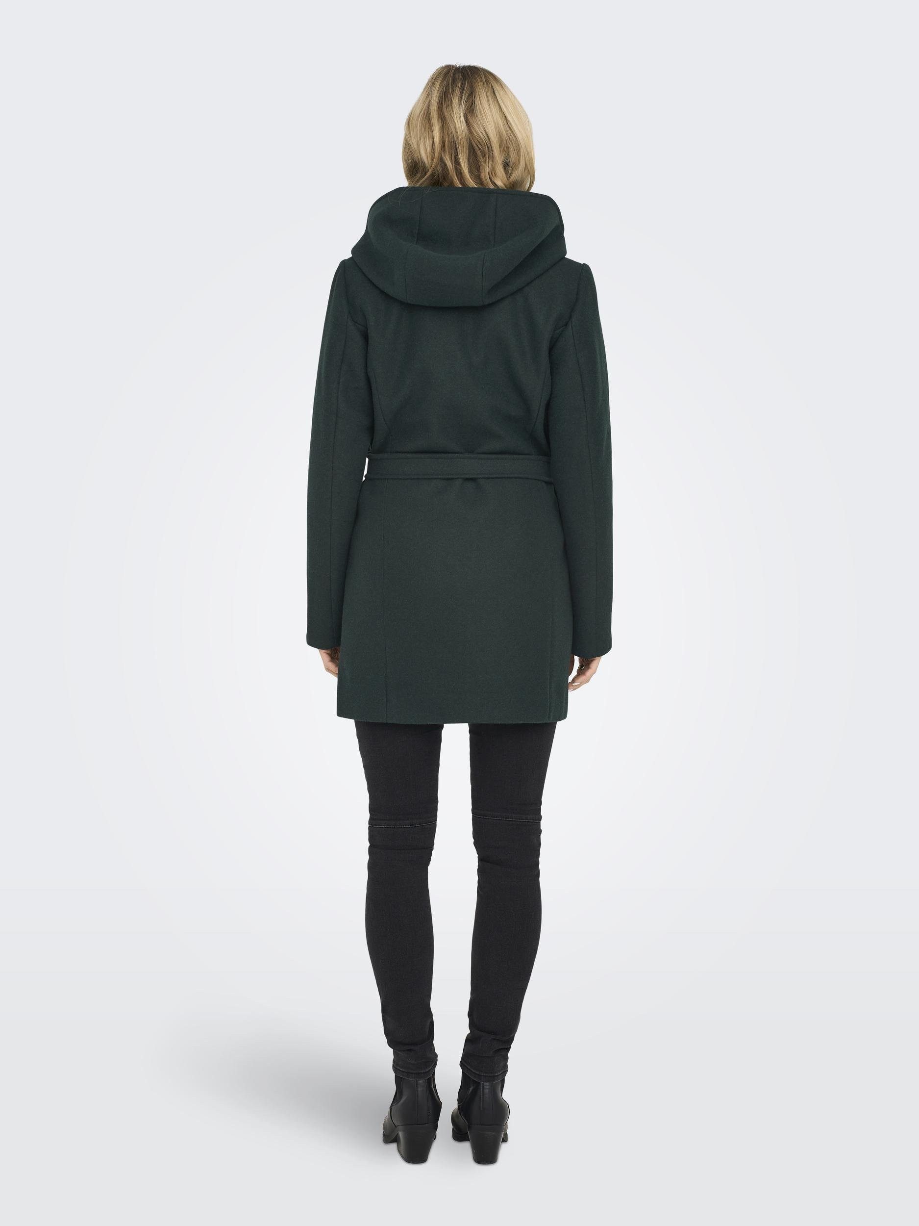Only Korte jas ONLEMMA HOODED BELT COAT OTW