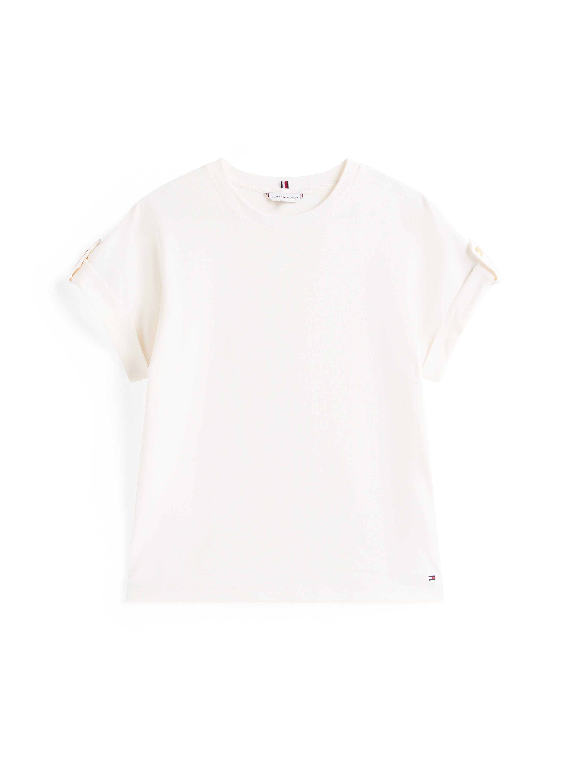Tommy Hilfiger Shirt met korte mouwen GOLD BUTTON MDRN C-NK SS TEE
