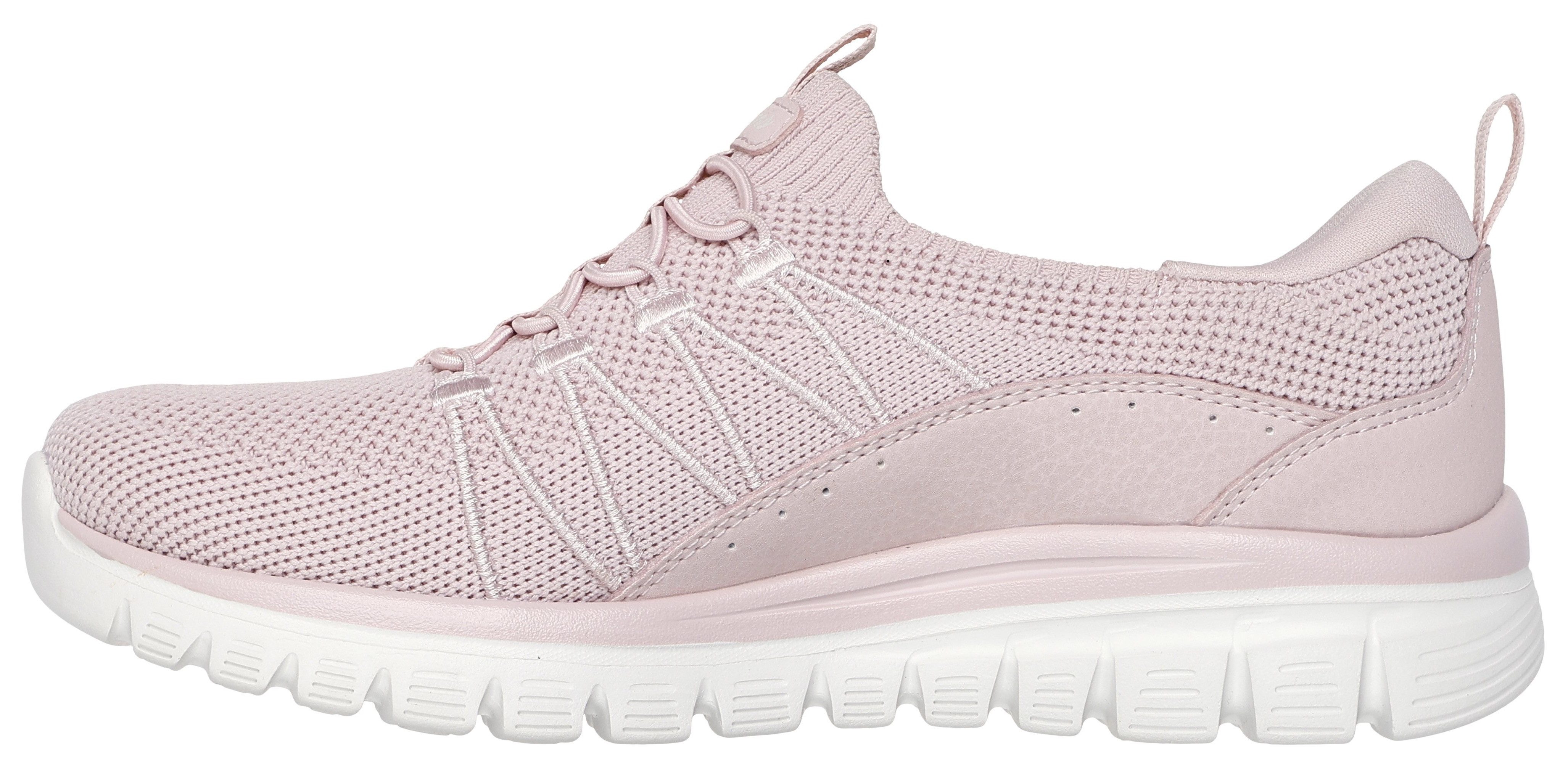 Skechers Slip-on sneakers GRACEFUL-PICTURE PERFECT , vrijetijdsschoen, slipper in vegan uitvoering