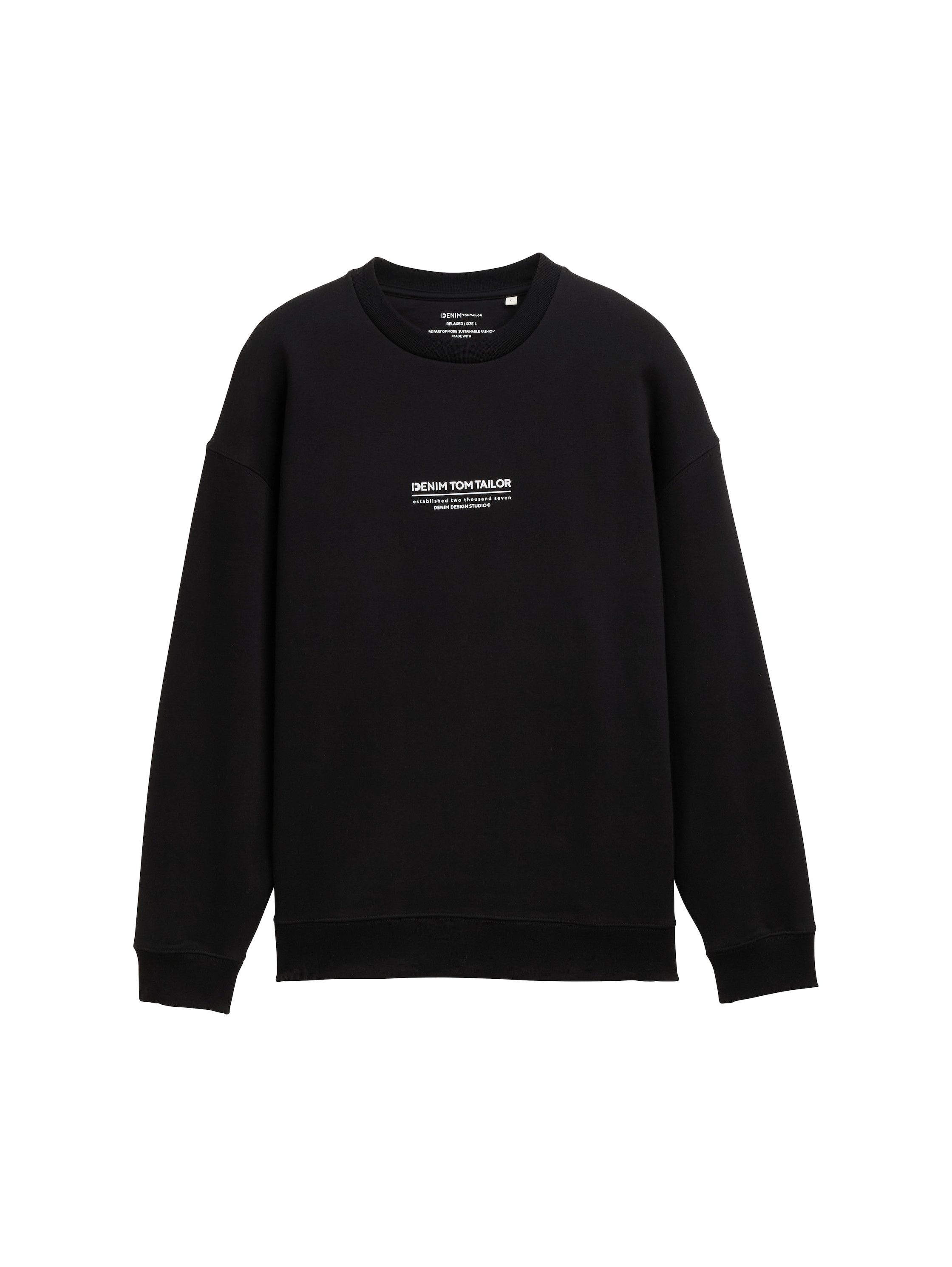 Tom Tailor Denim Sweatshirt met logoprint