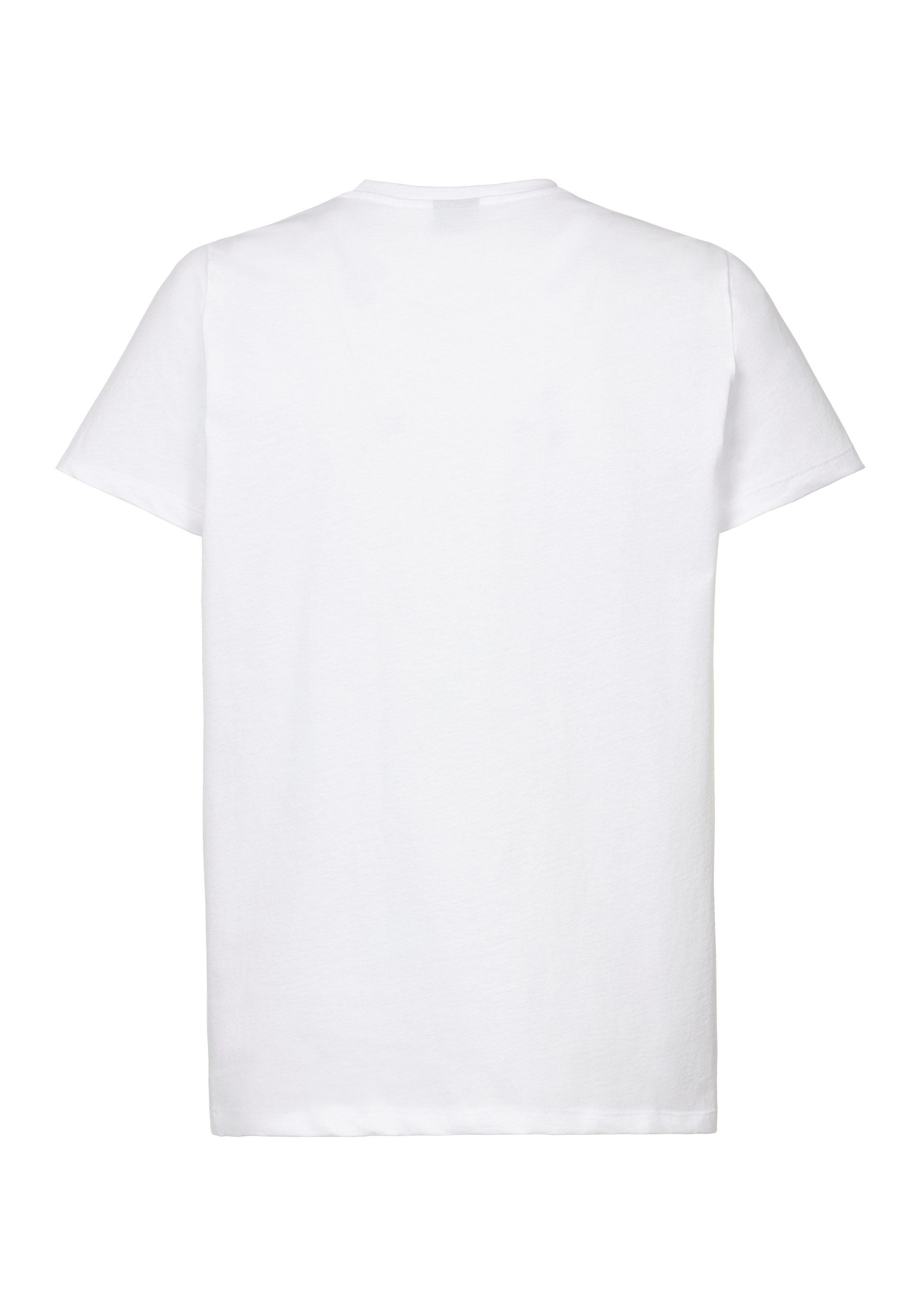 BOSS T-shirt Ronde hals, jersey, klein logo, regular fit