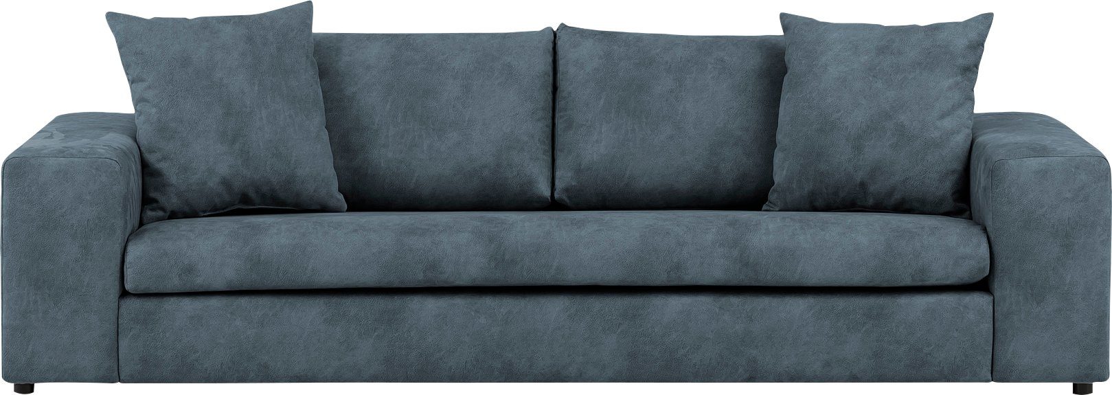 andas 3-zitsbank SLEETLAND XXL in fluweel of vintage lederlook