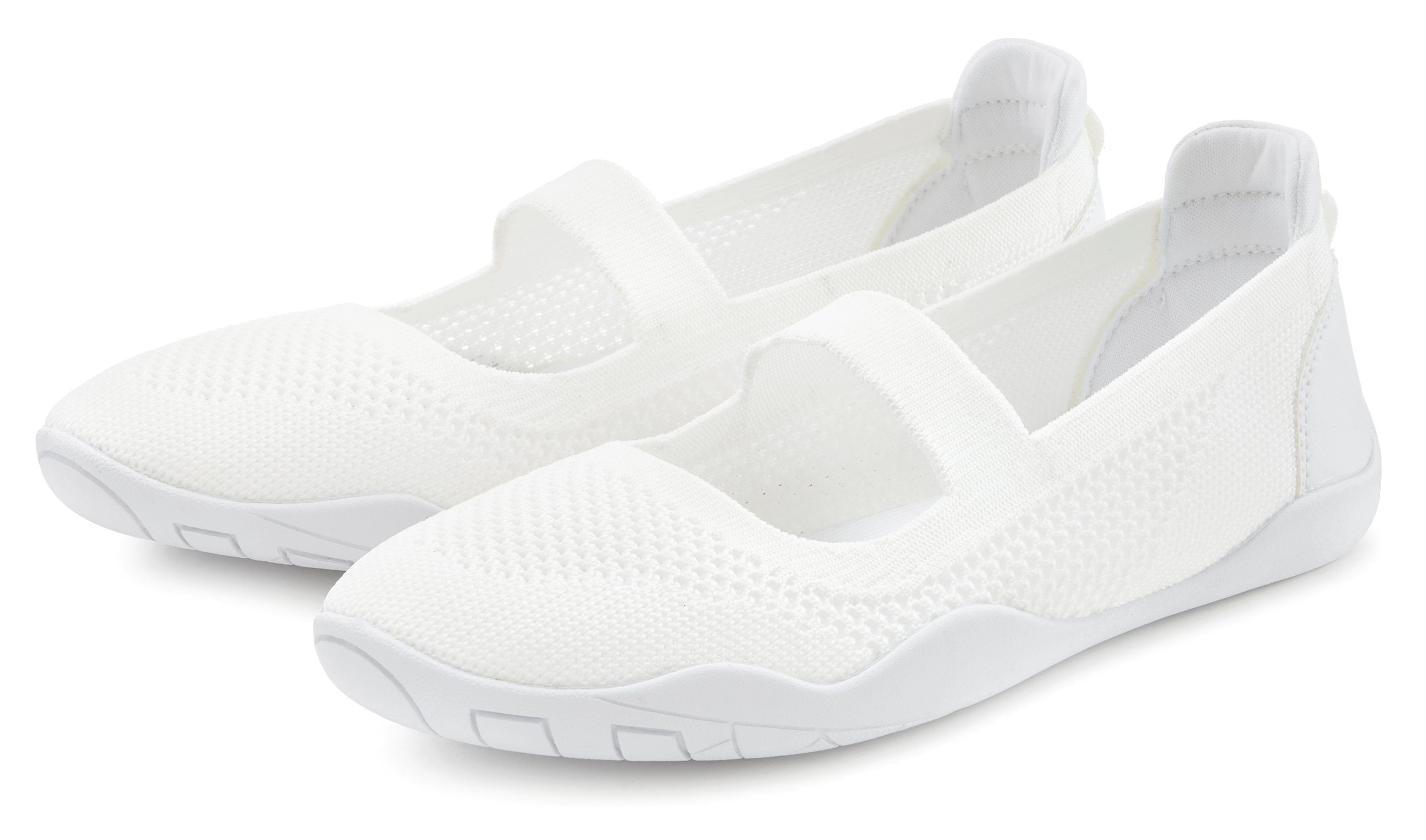 Lascana Sneaker-ballerina’s Vrijetijdsschoen, slipper, halfschoen, slip-on sneaker superlicht...