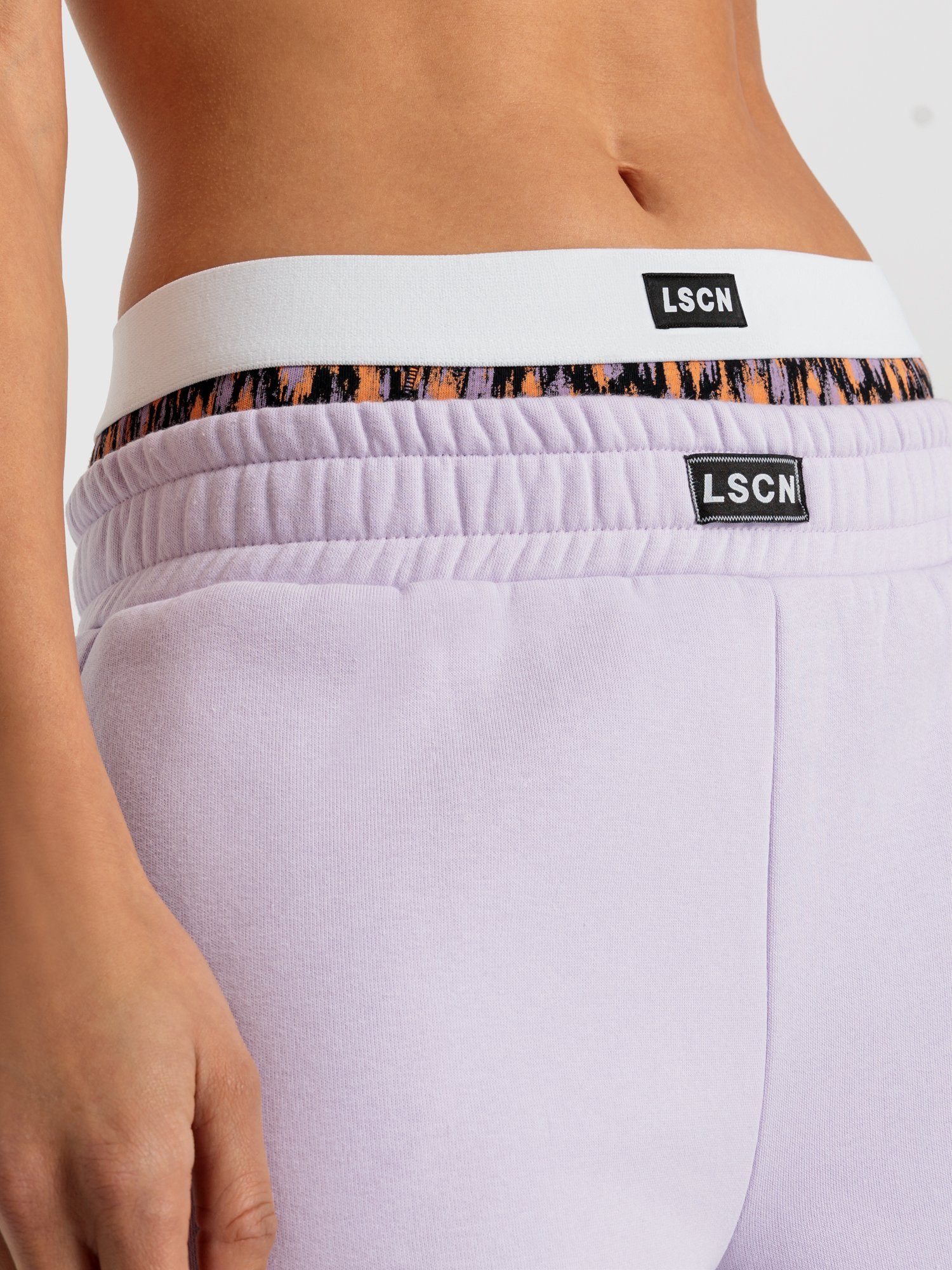 LSCN by LASCANA Sweatbroek met geribde broekband