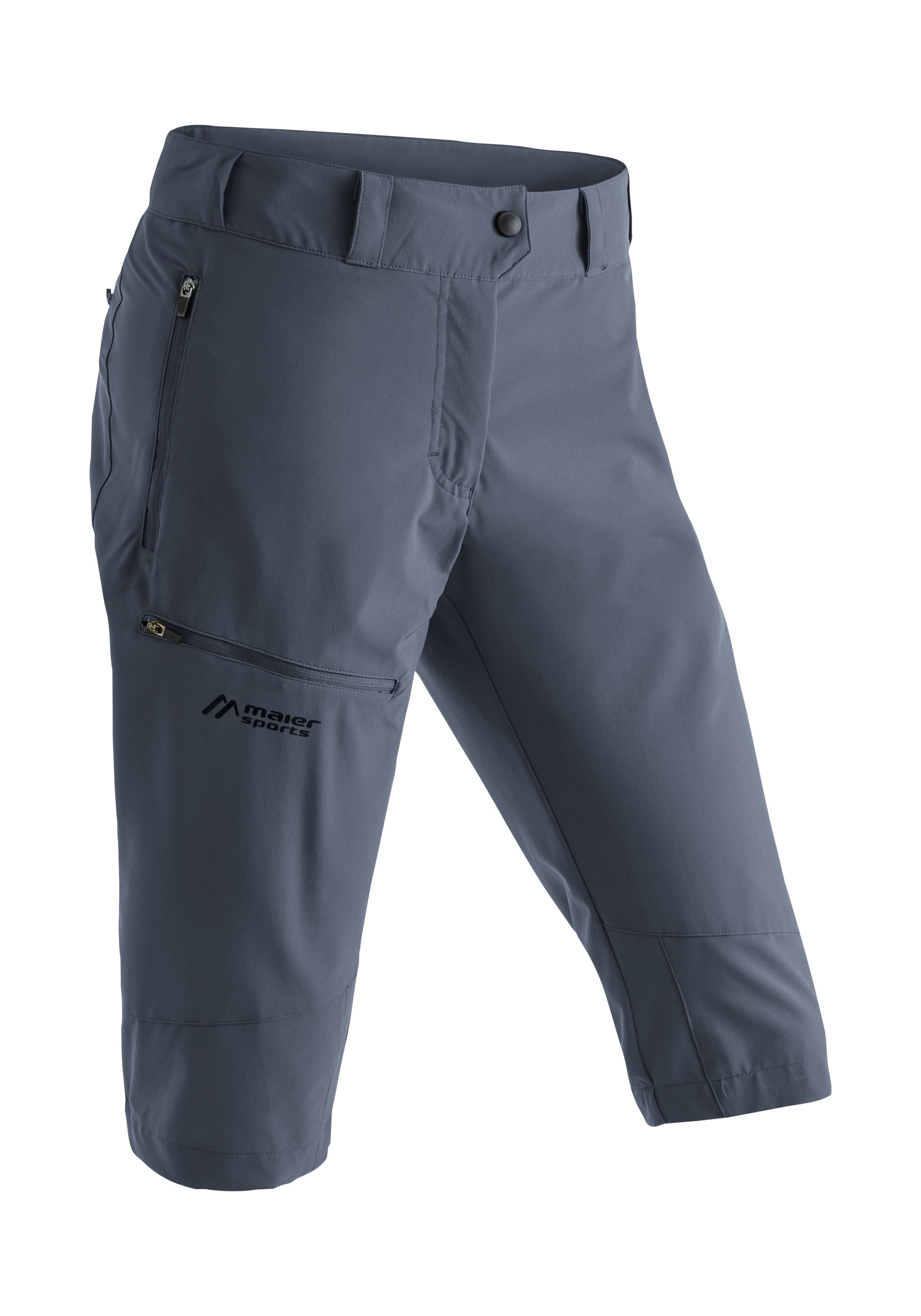 Maier Sports Functionele short Latit capri W Duurzame outdoorcapri met dryprotec technologie