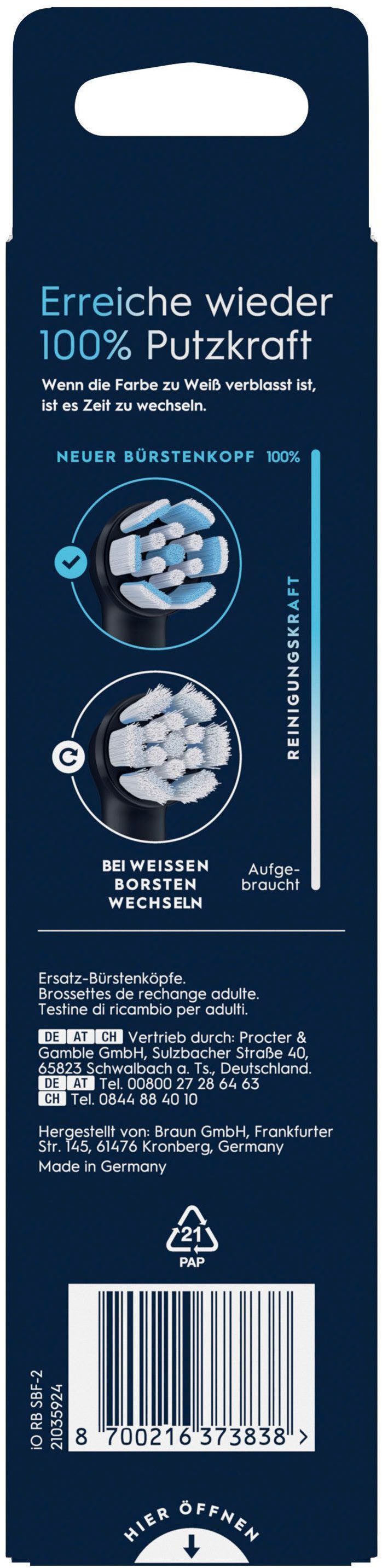 Oral B Opzetborstels Oral-B iO Zachte Reiniging