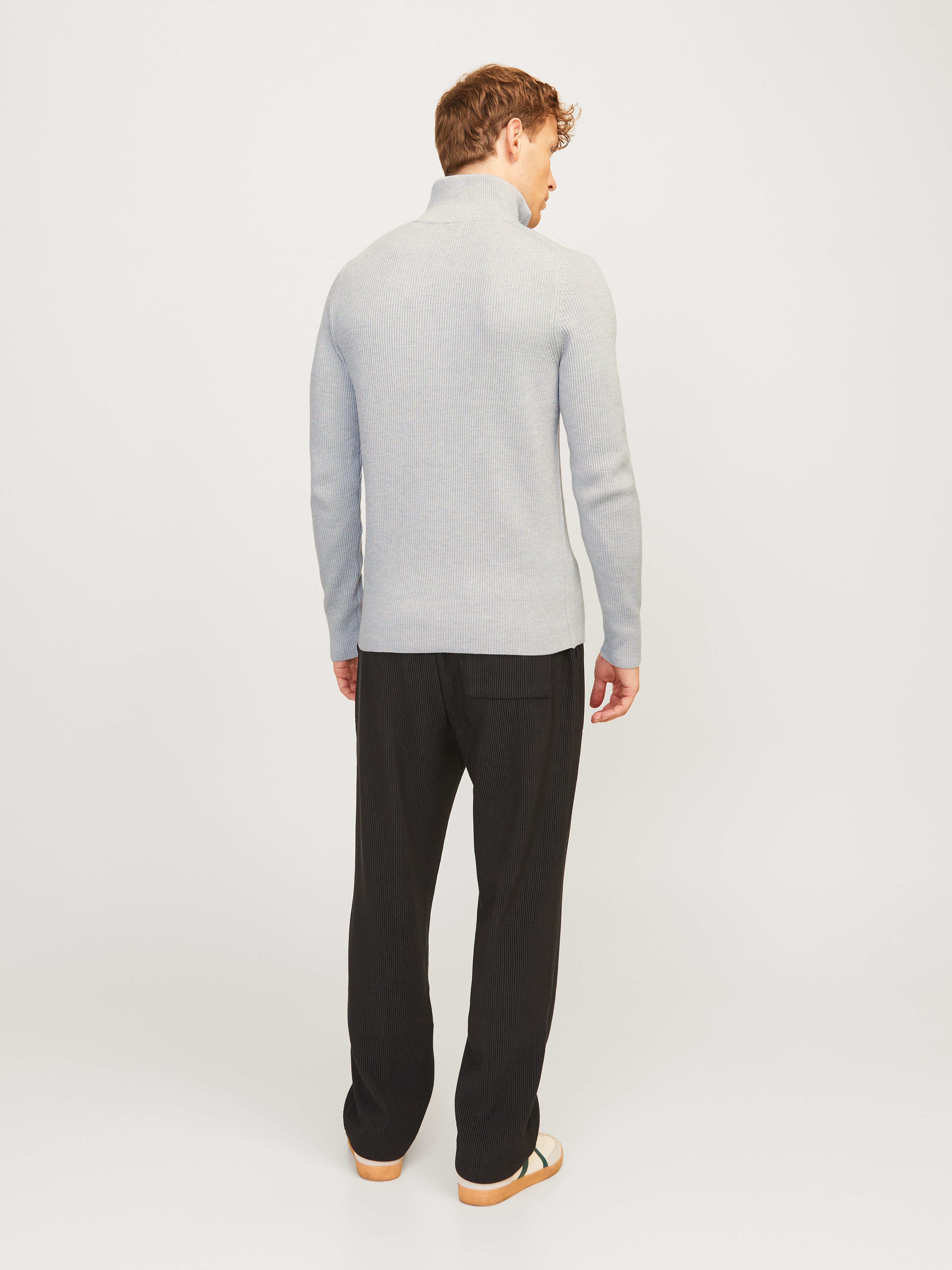 Jack & Jones Schipperstrui JJEPERFECT KNIT HALF ZIP SN