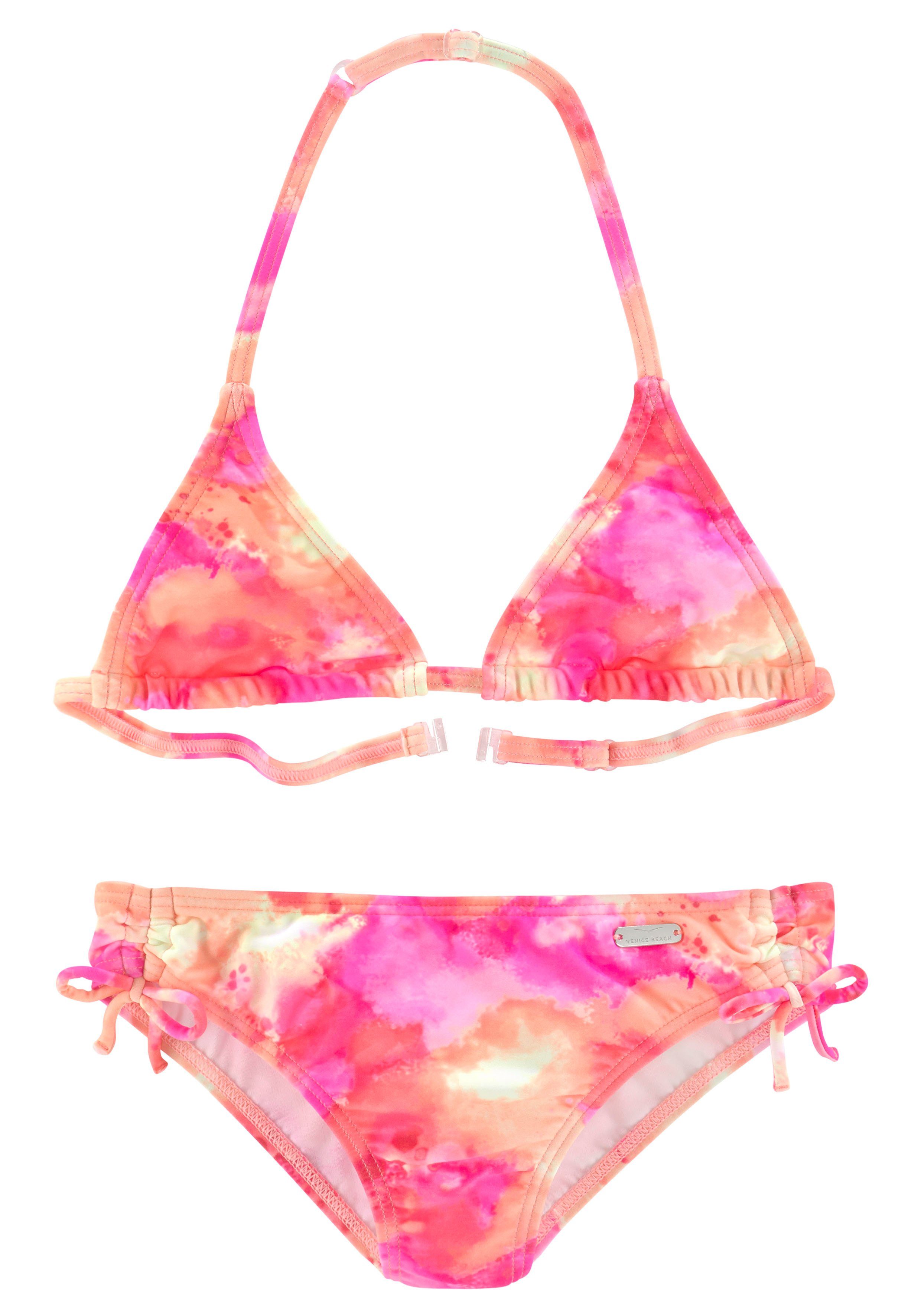 Venice Beach Triangelbikini Epica Kids in neonprint