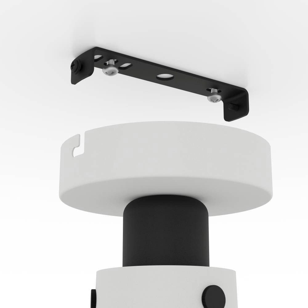 EGLO Plafondlamp MATLOCK Plafondlamp, metaal in grijs en zwart, ganglamp, E27, Ø 38 cm (1 stuk)