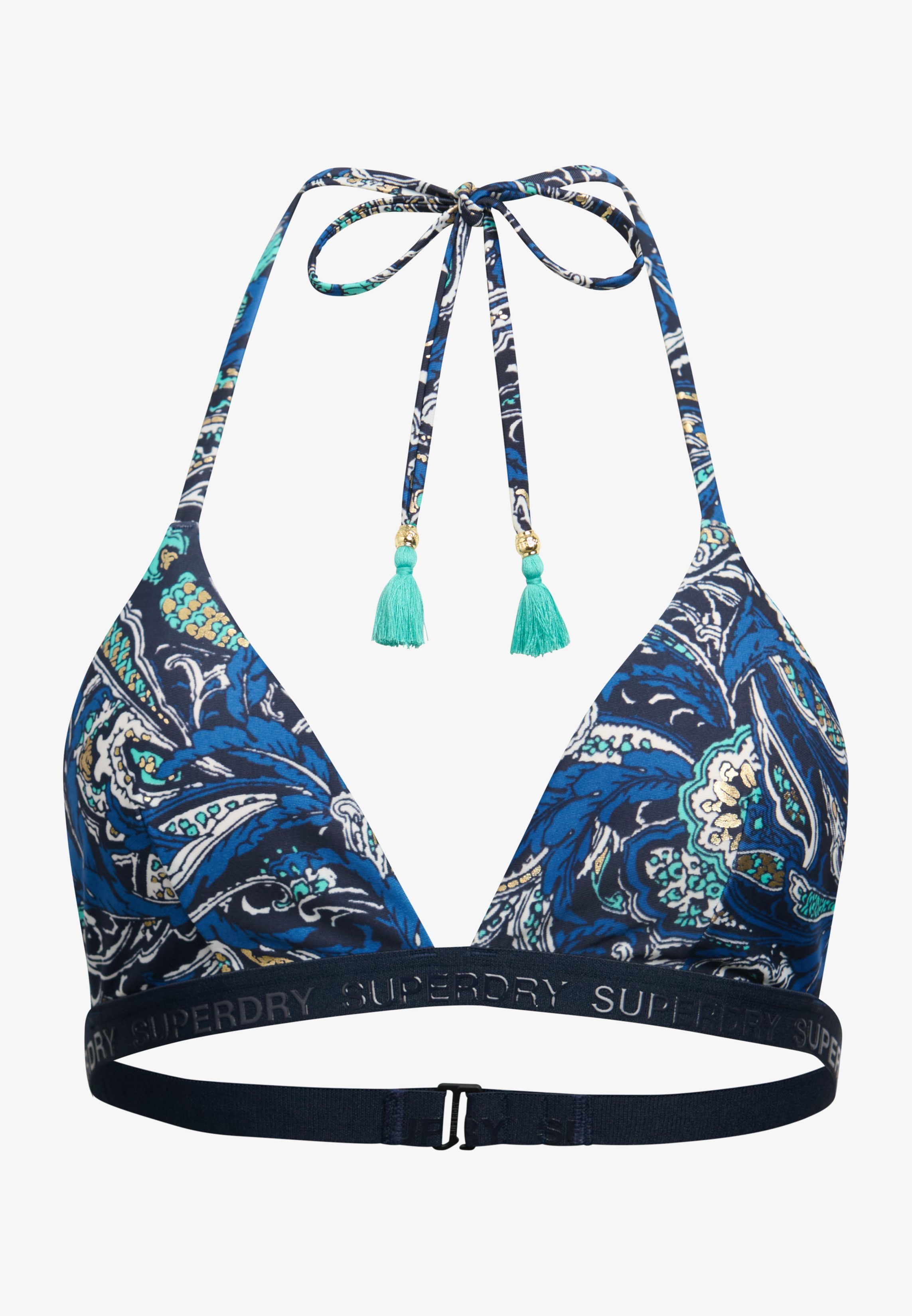 Superdry Triangel-bikinitop PRINT TRIANGLE BIKINI TOP