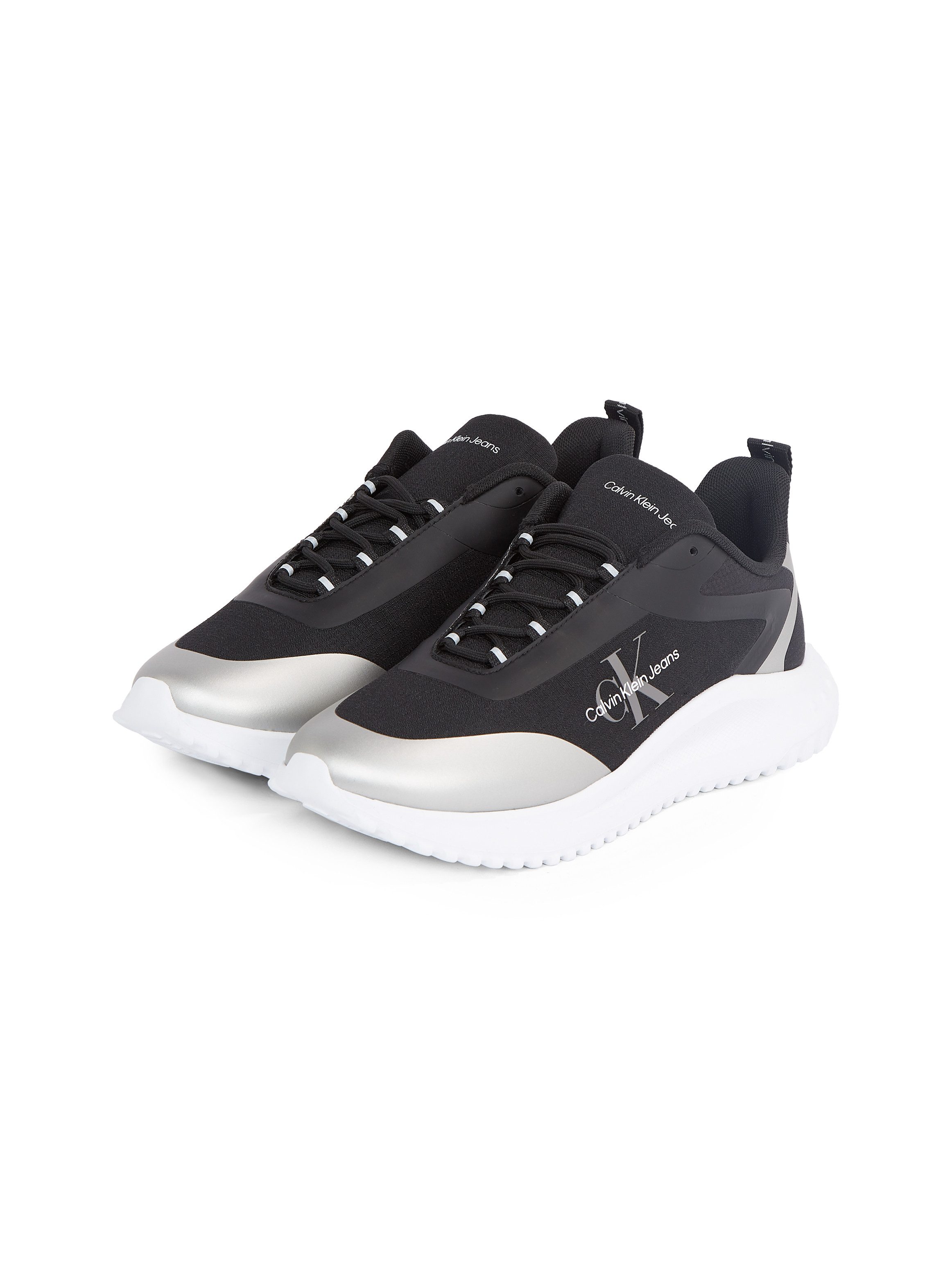 Calvin Klein Sneakers EVA RUNNER LOW LACE MIX ML WN vrijetijdsschoen, lage schoen, veterschoen met...