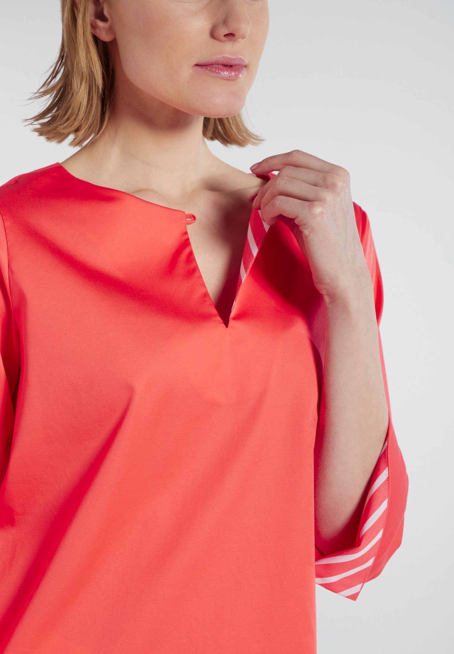 Eterna Shirtblouse Loose fit EASY IRON (gemakkelijk te strijken)