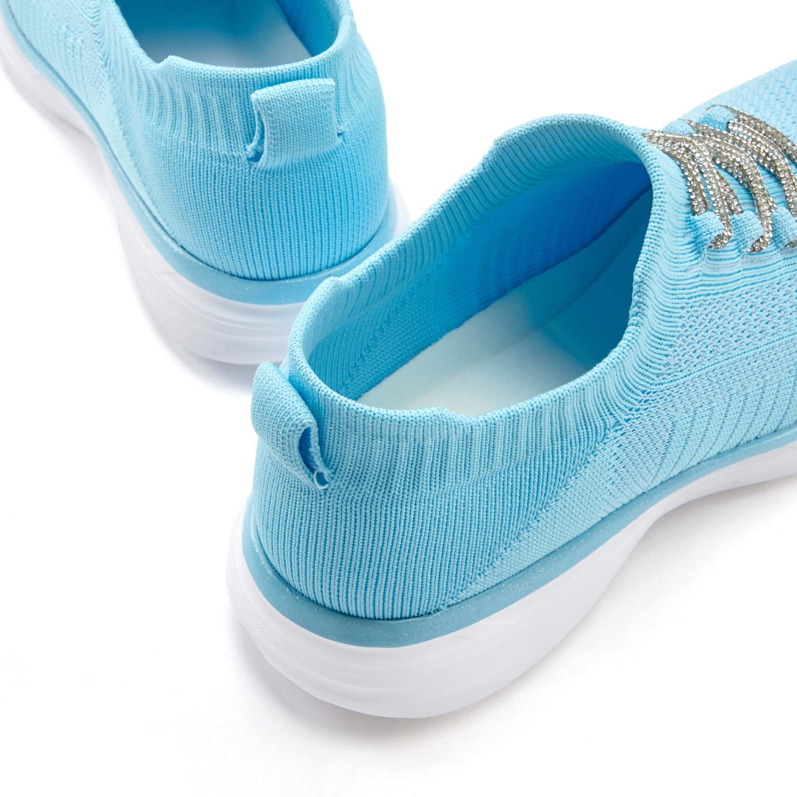 Lascana Sneakers met modieuze glinsterende veters vegan