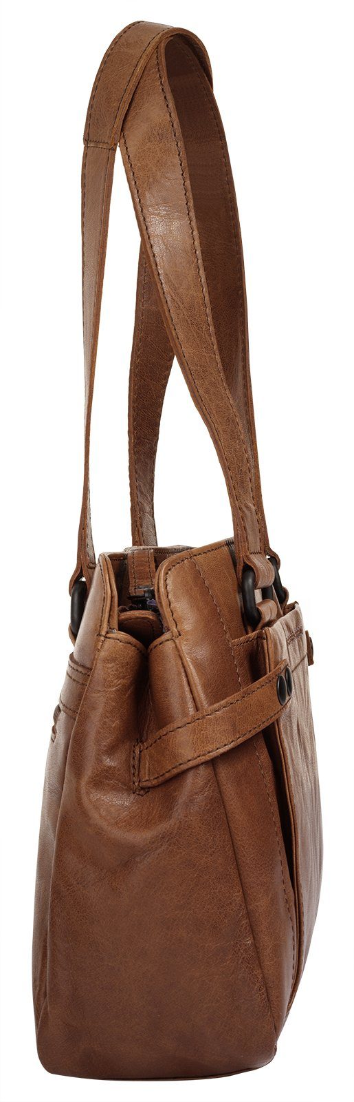 Spikes & Sparrow Tas echt leder