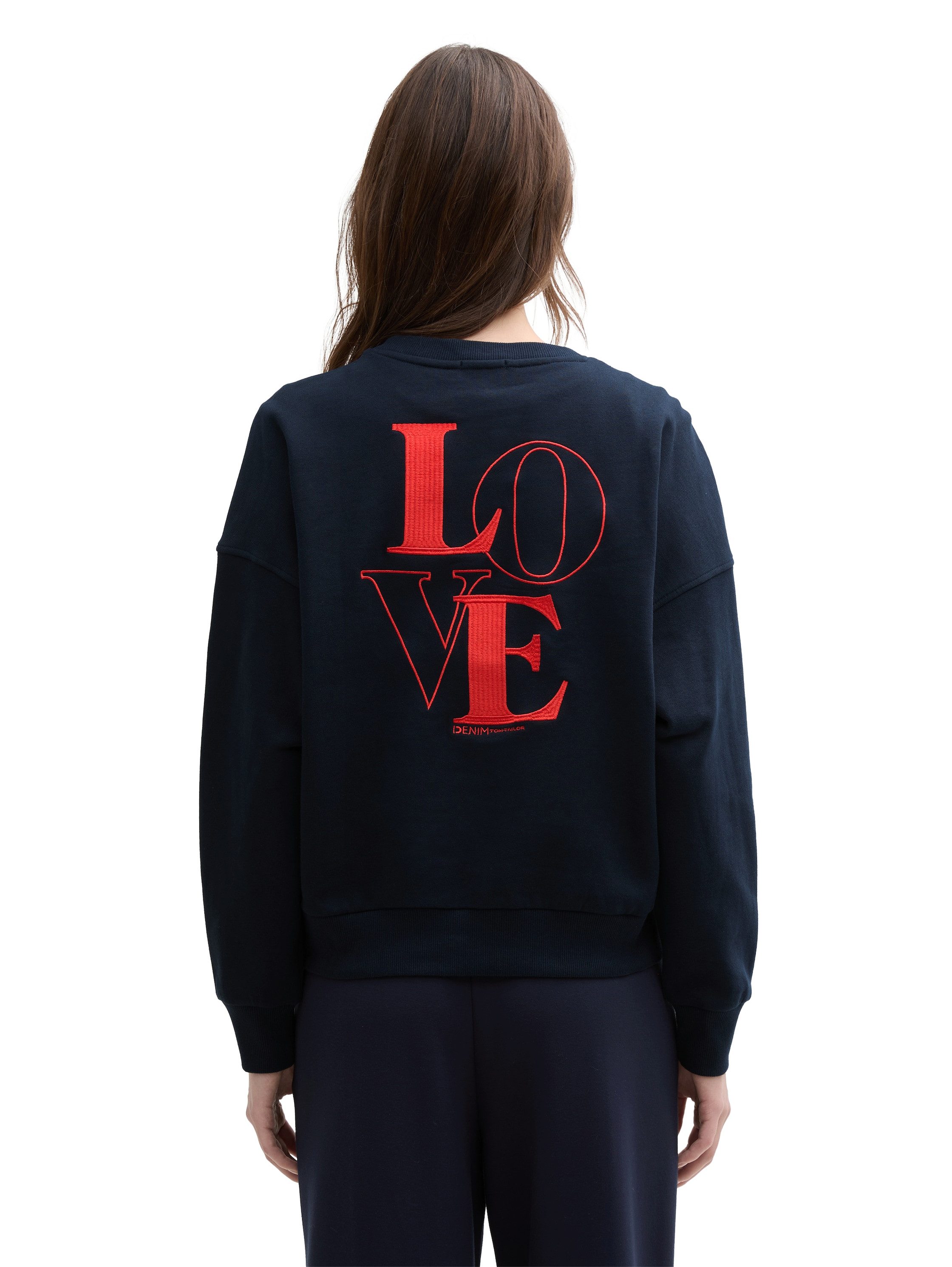 Tom Tailor Denim Sweatshirt van zacht katoen