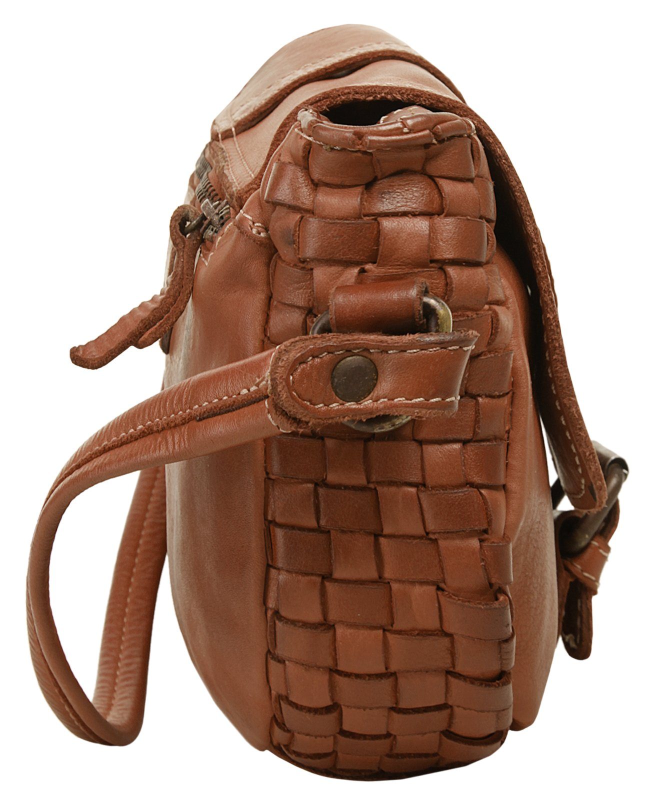 Cluty Schoudertas echt leer, made in italy